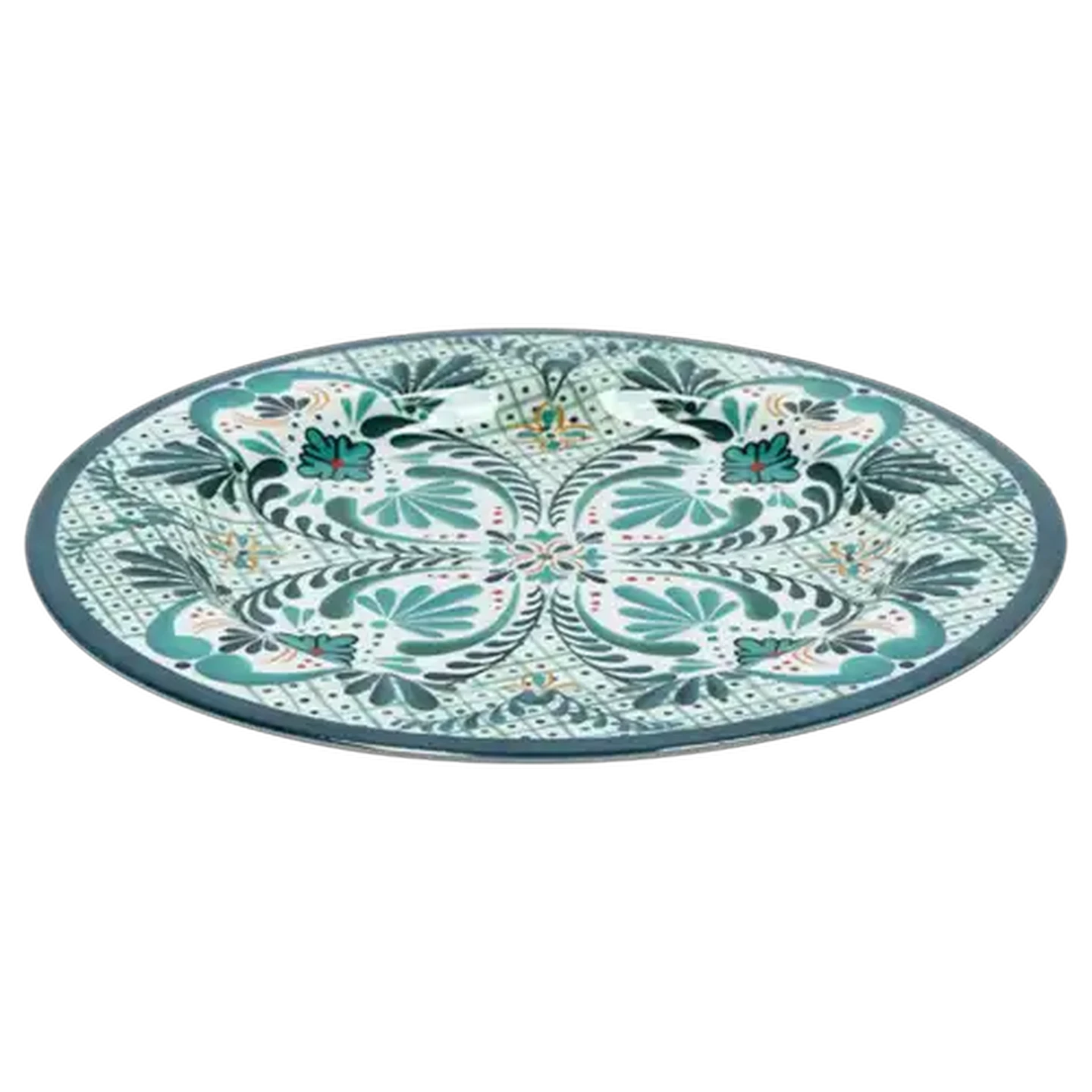 Image of Greek Melamine Mix Blue Plate 26cm