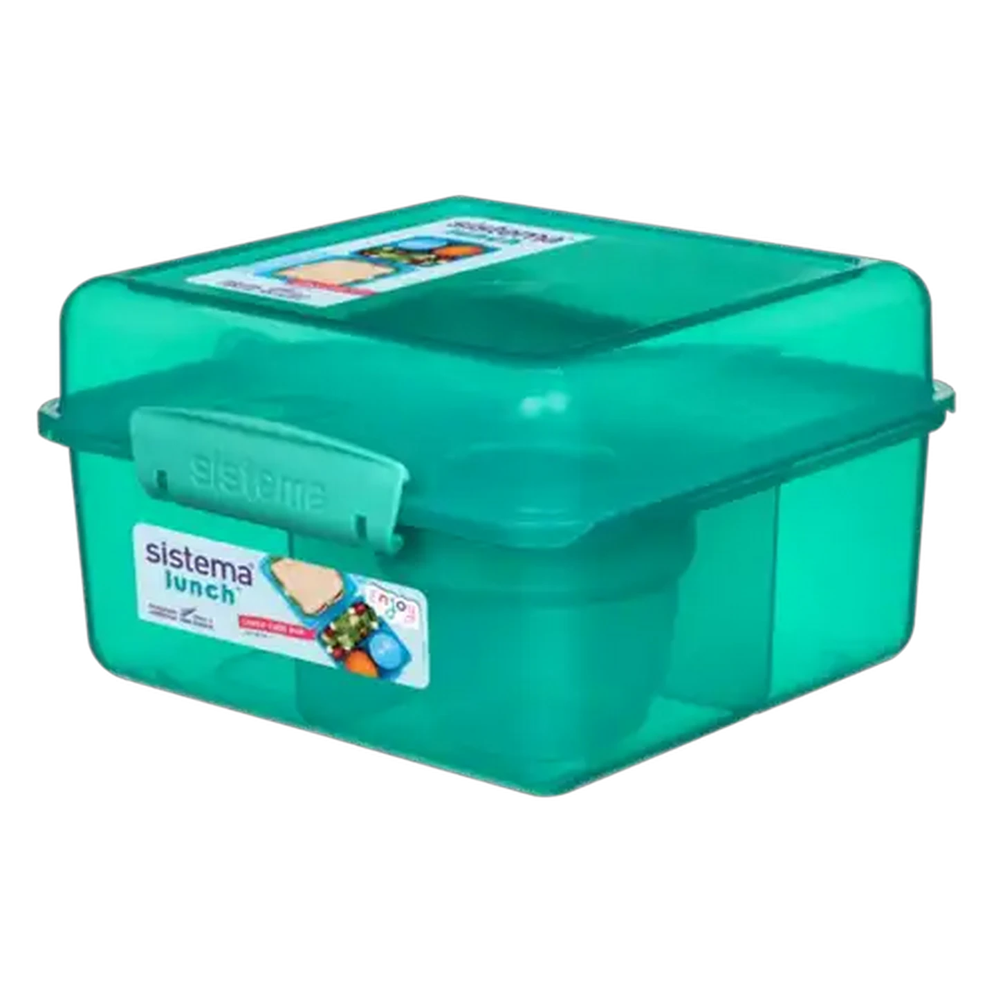 Image of Sistema Lunch Teal Cube Max 2L