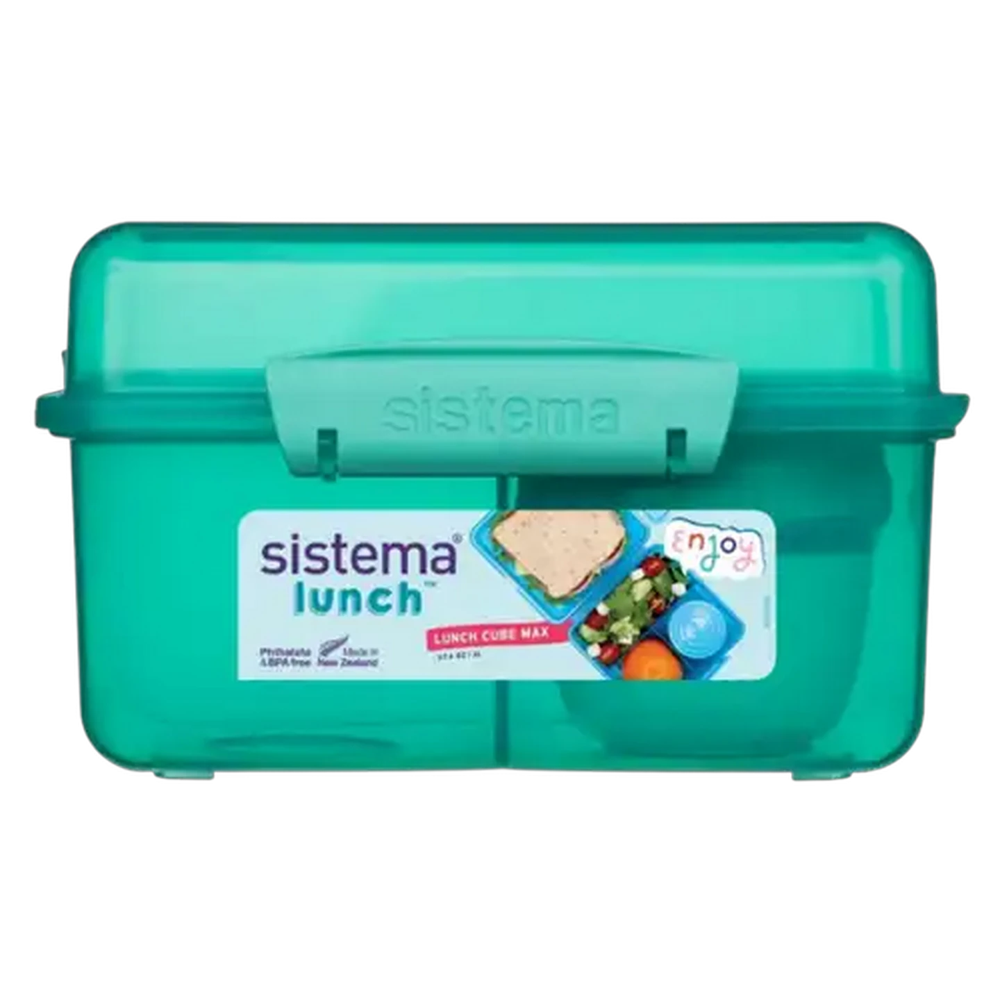 Image of Sistema Lunch Teal Cube Max 2L