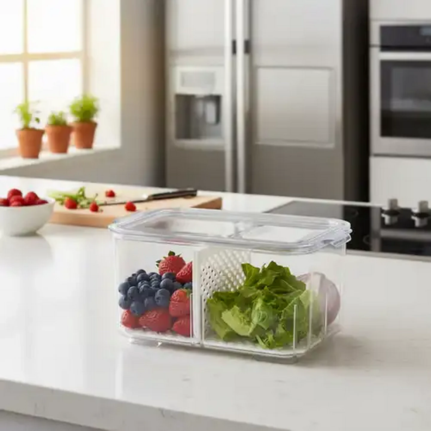 Image of Keep Fresh Fridge Plastic Storage 2.8L