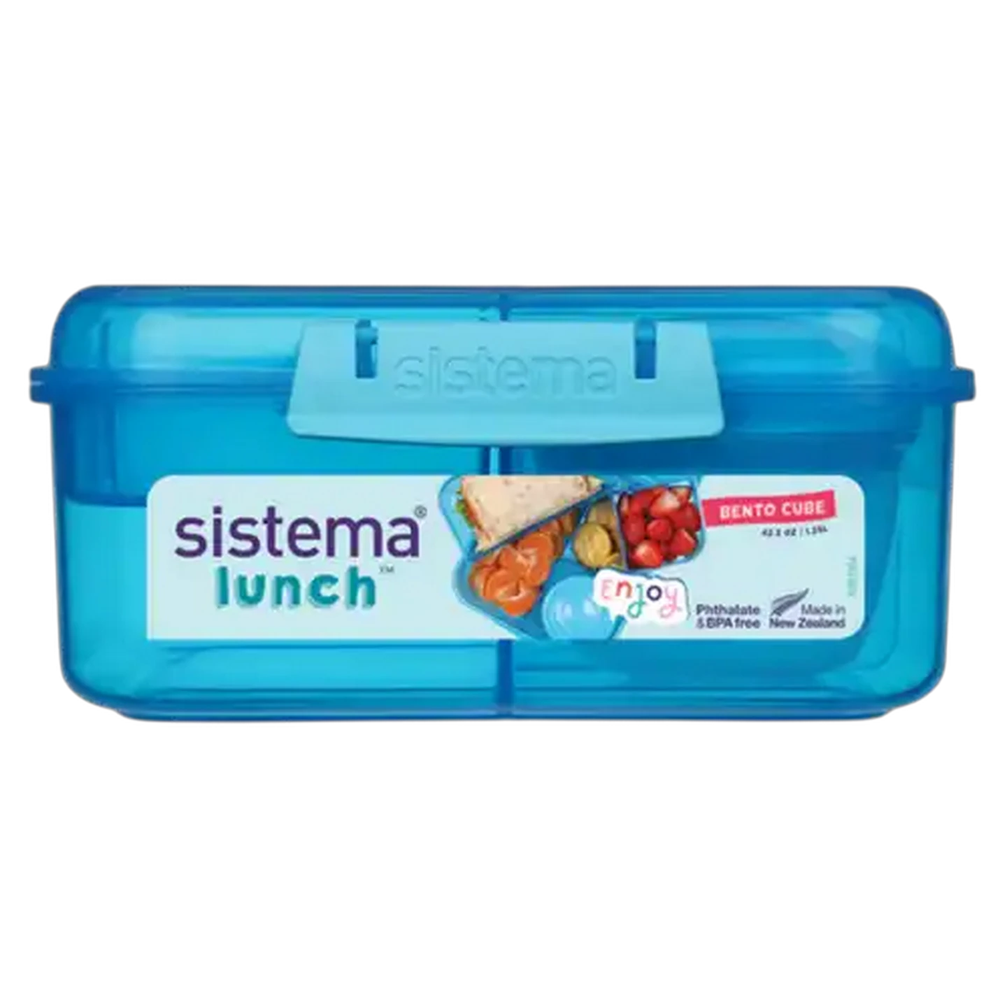 Image of Sistema Lunch Blue Bento Cube 1.25L