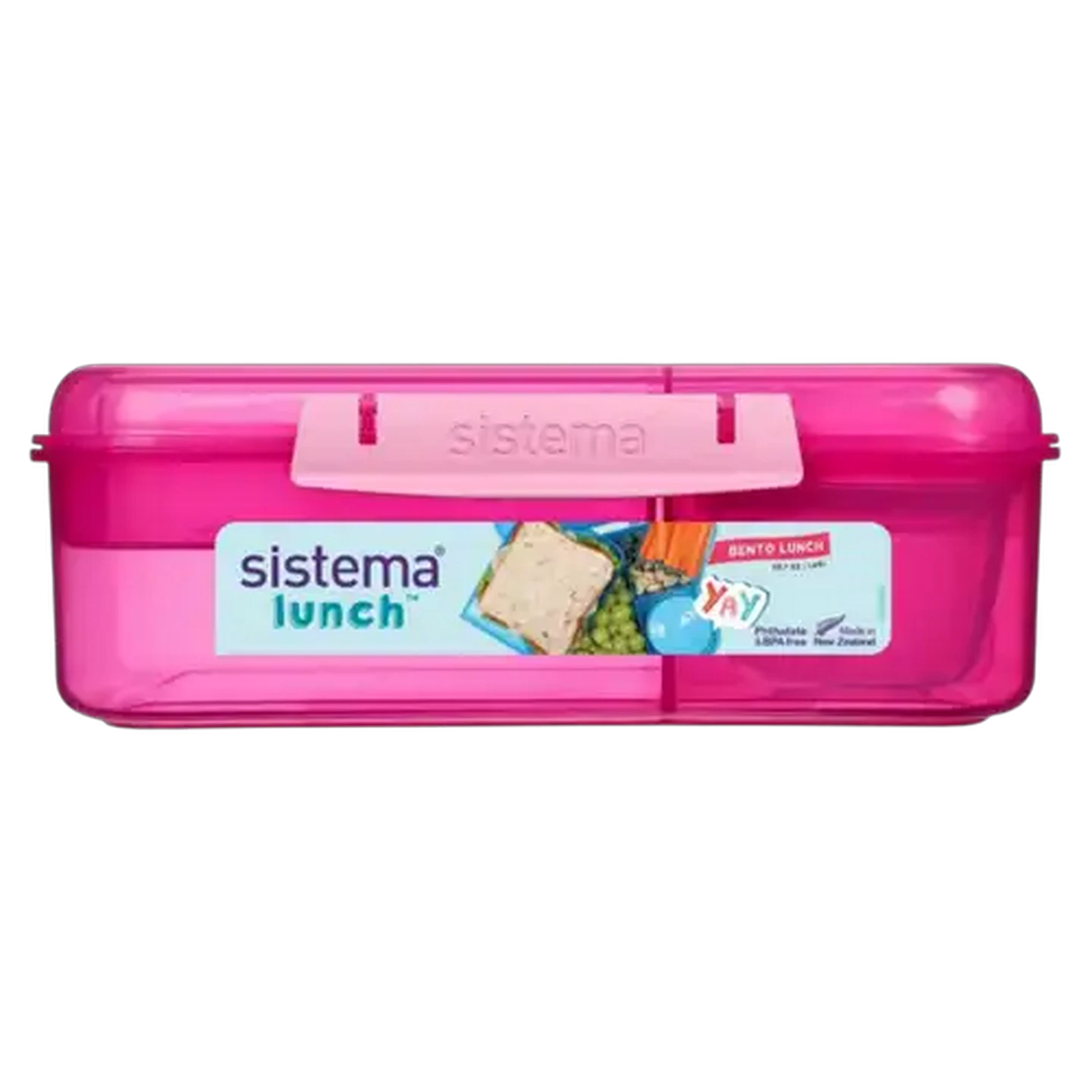 Image of Sistema Pink Bento Lunch 1.65L