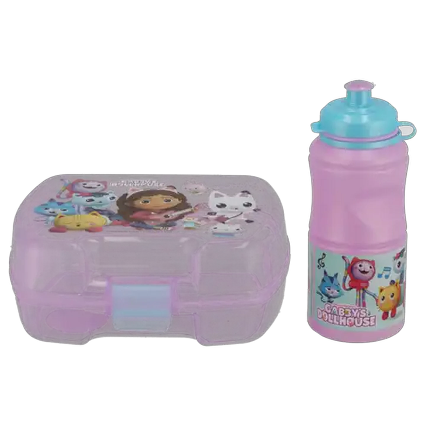 Image of Gabby's Dollhouse Lunch Box & Bottle Set 2-Pack