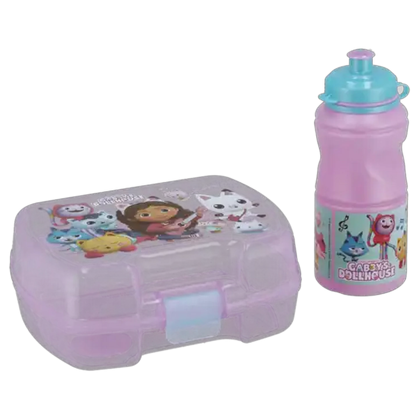 Image of Gabby's Dollhouse Lunch Box & Bottle Set 2-Pack