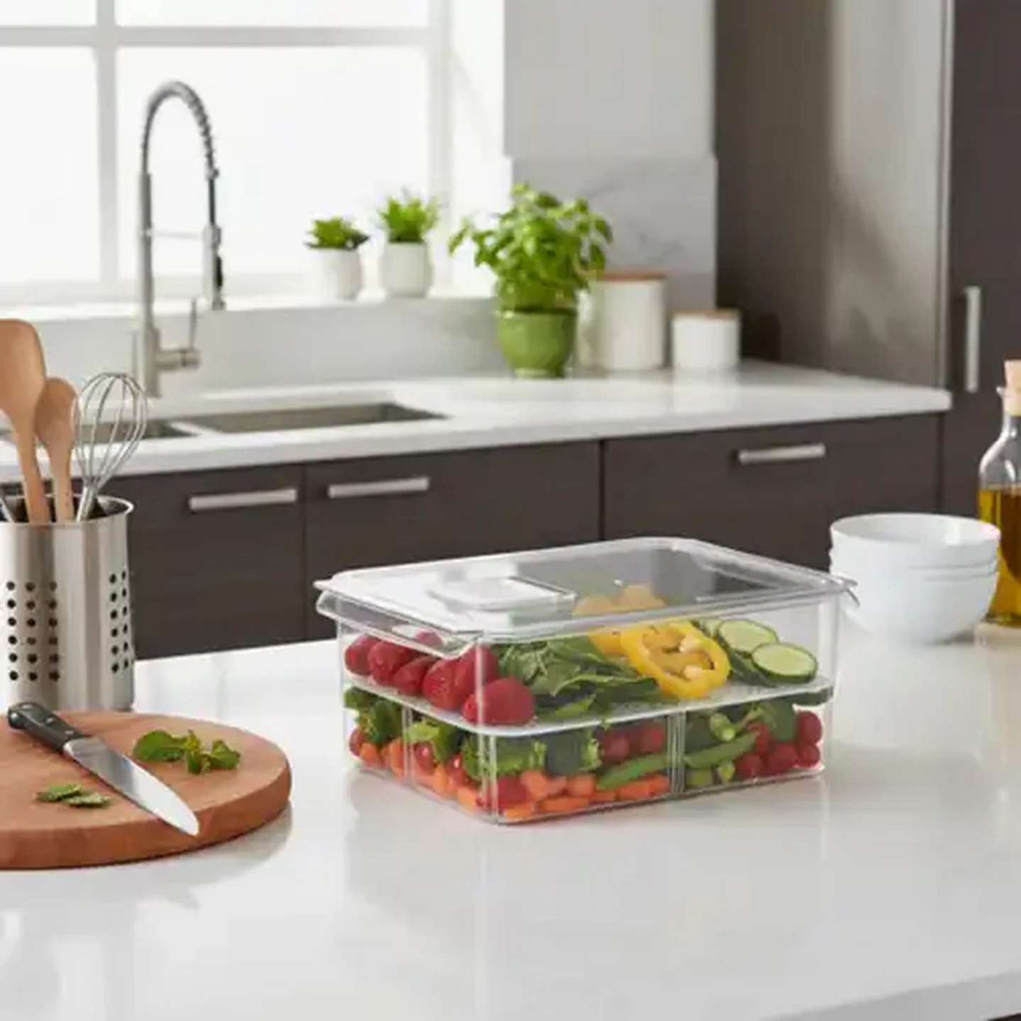 Image of Keep Fresh Fridge Plastic Storage 8L