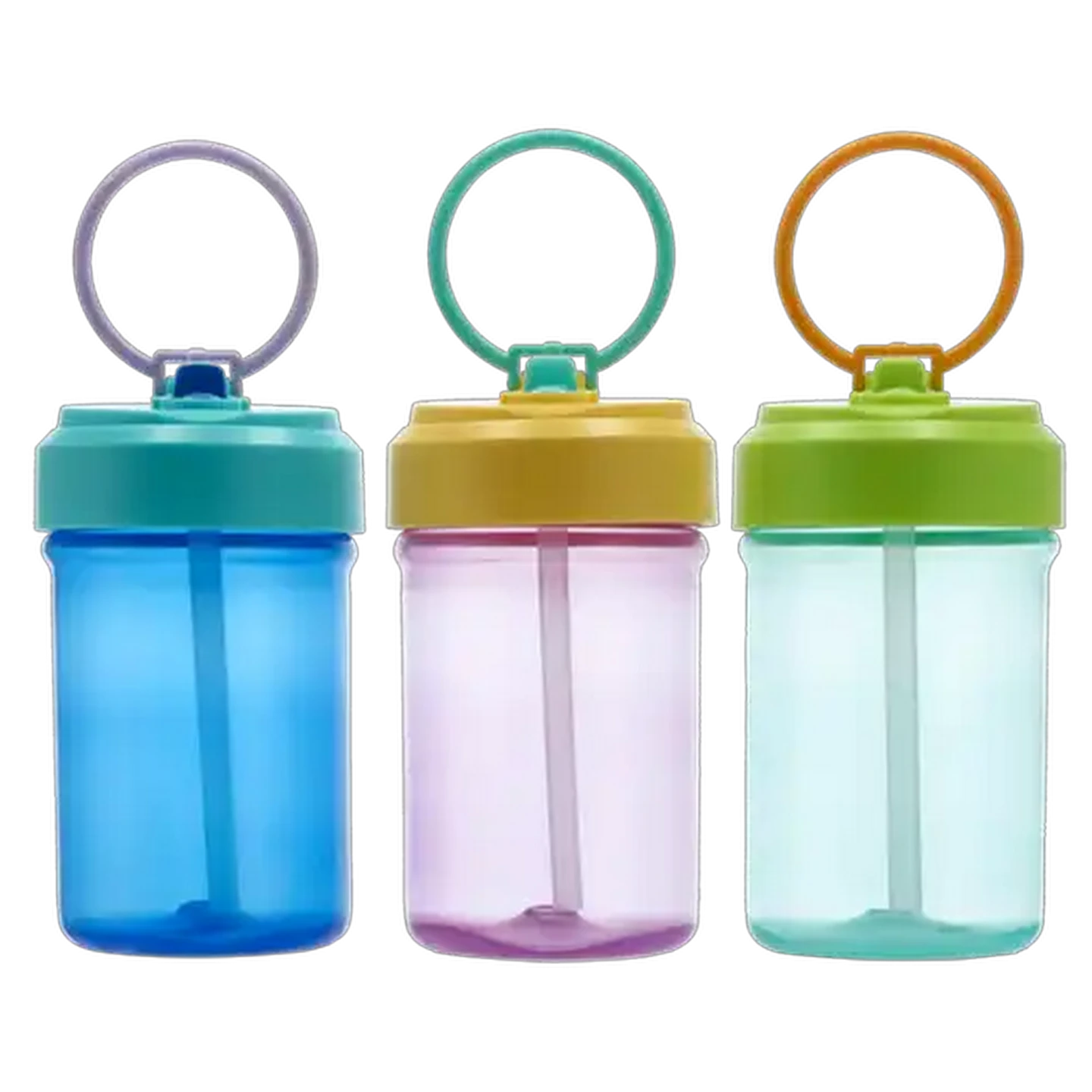 Image of Plastic Colour Pop Bottle 500ml (Colour May Vary)