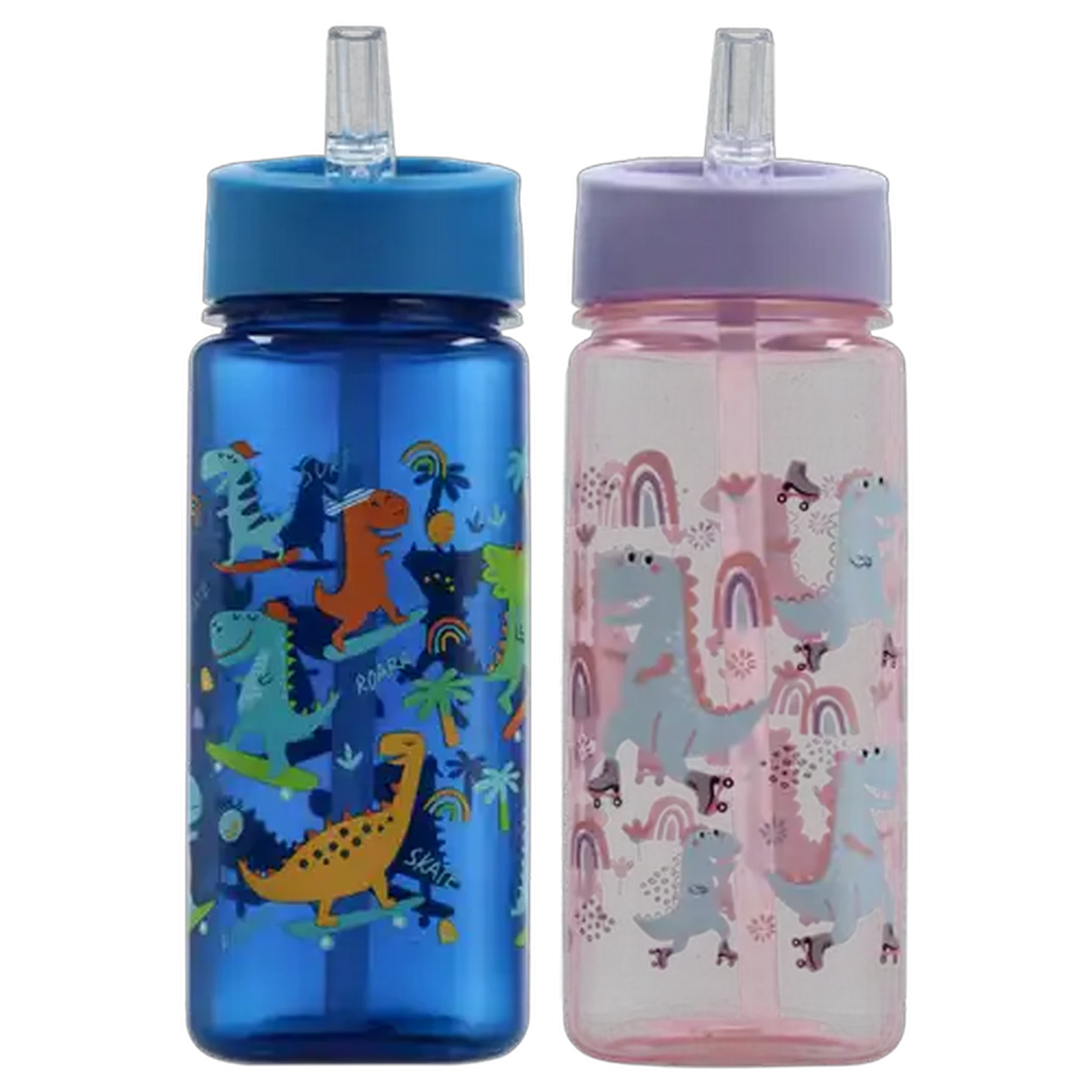 Image of Active Dino Bottle with Straw 500ml (Design May Vary)