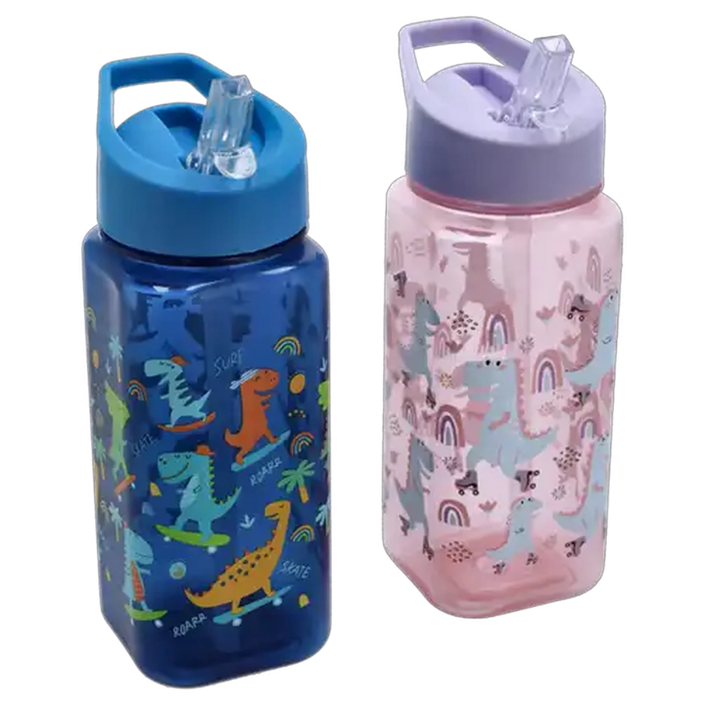 Image of Active Dino Bottle with Straw 500ml (Design May Vary)