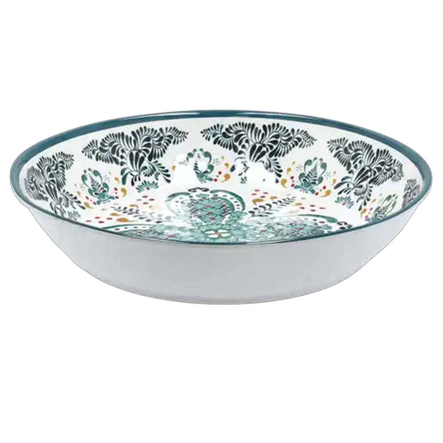 Image of Greek Melamine Mix Blue Salad Bowl 4.9L
