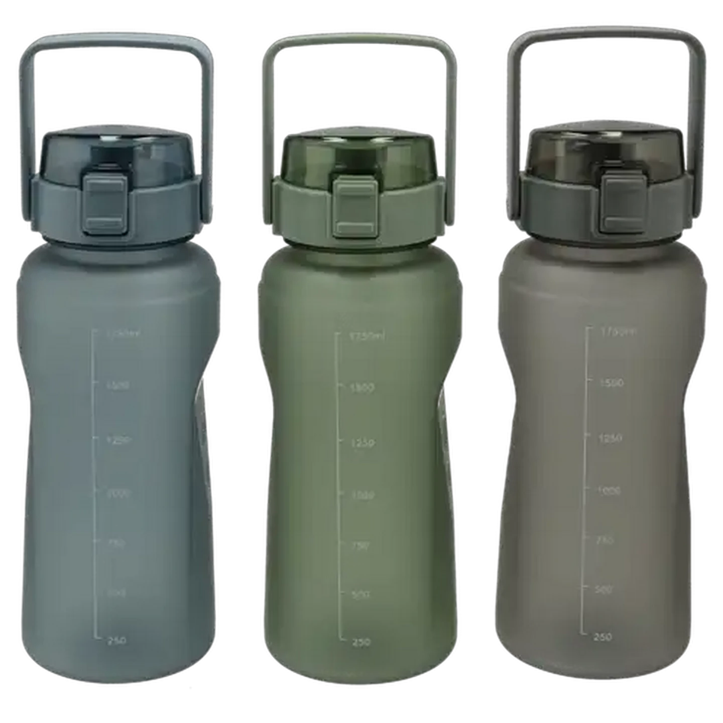 Image of Goals Solid PETG Bottle with Straw 2L (Colour May Vary)