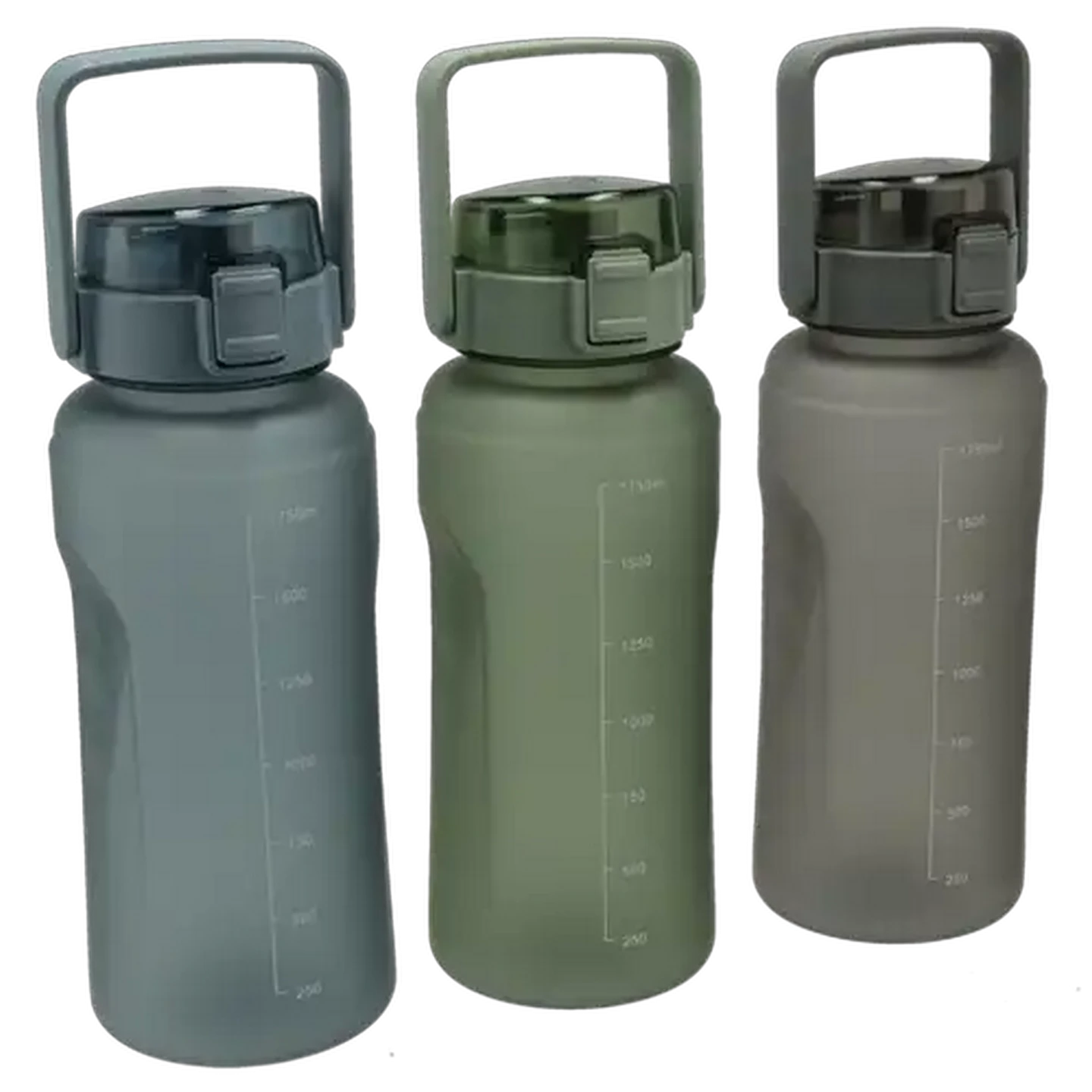 Image of Goals Solid PETG Bottle with Straw 2L (Colour May Vary)