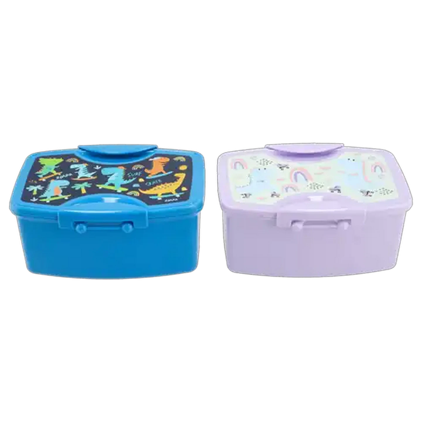 Image of Active Dino 3 Compartment Clip Lunch Box 1L (Design May Vary)