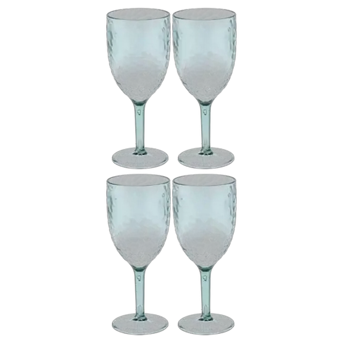 Image of Ripple Plastic Wine Goblet 300ml 4-Pack