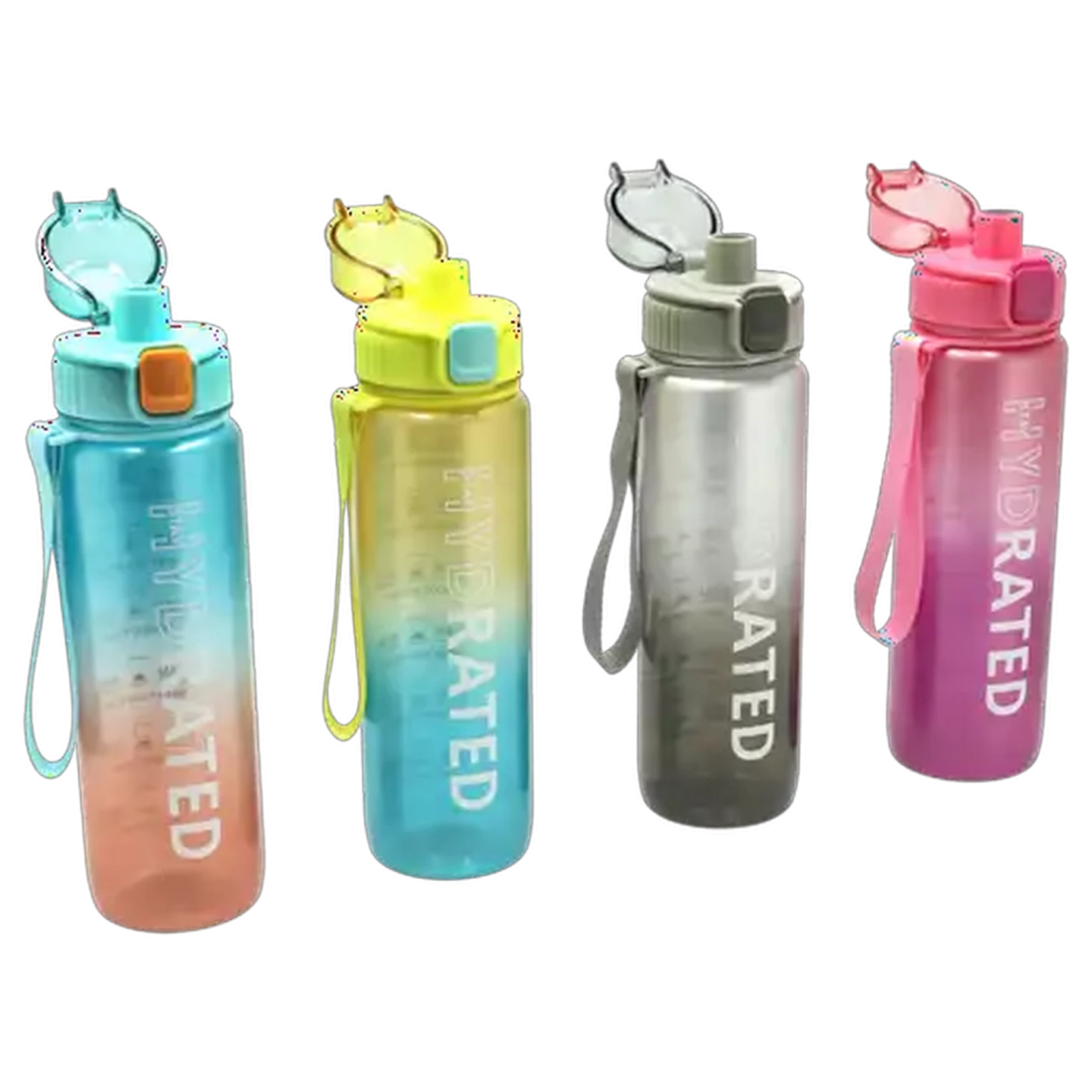 Image of Hydrate PETG Shine Chugger Bottle 1L (Colour May Vary)