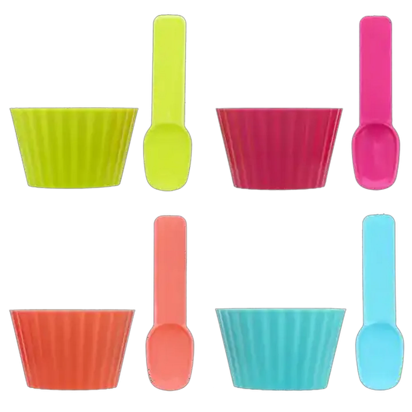 Image of Ice Cream Kids Bowl Set 4 Piece (Colour May Vary)