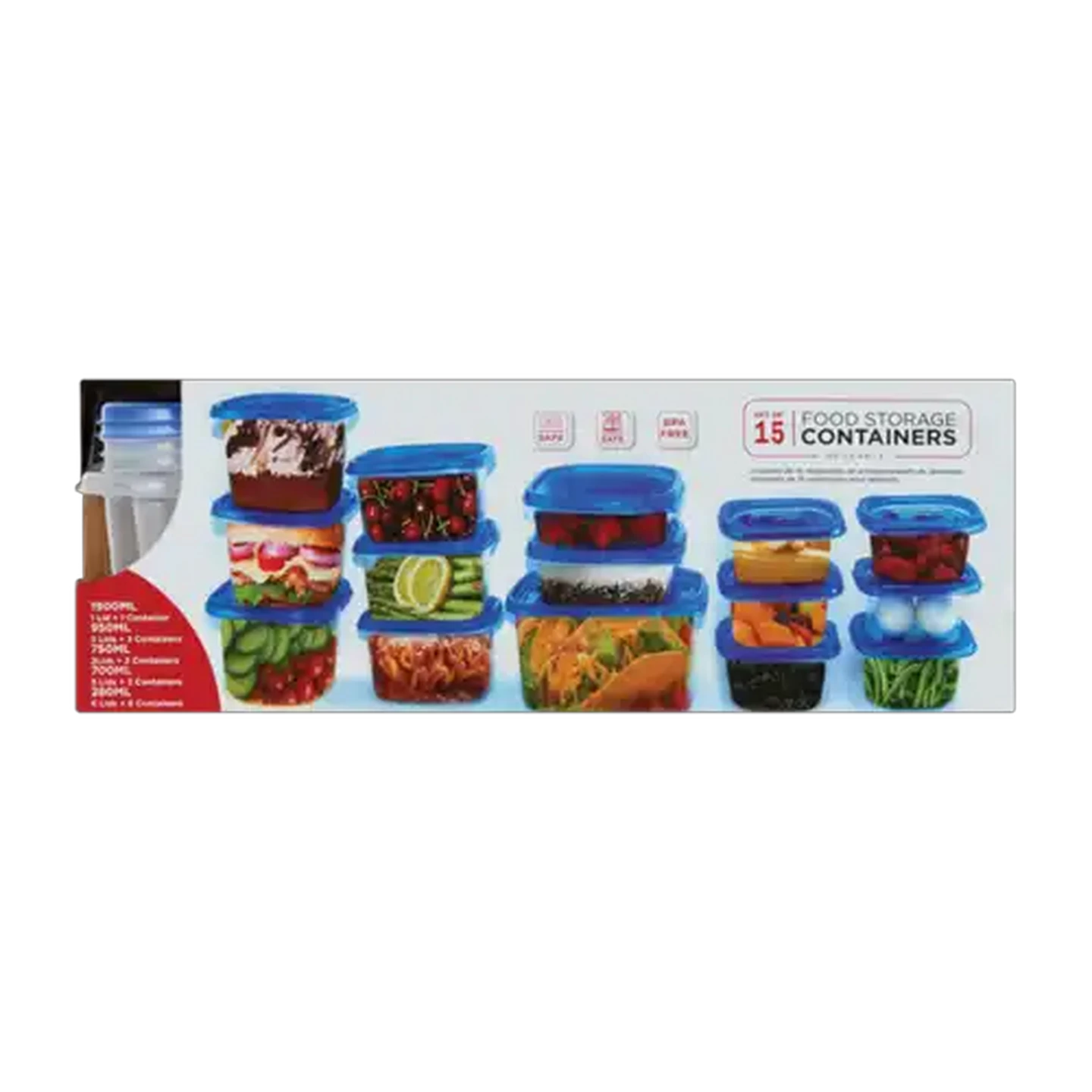 Image of Fresh Work Rectangular Container Set 30 Piece