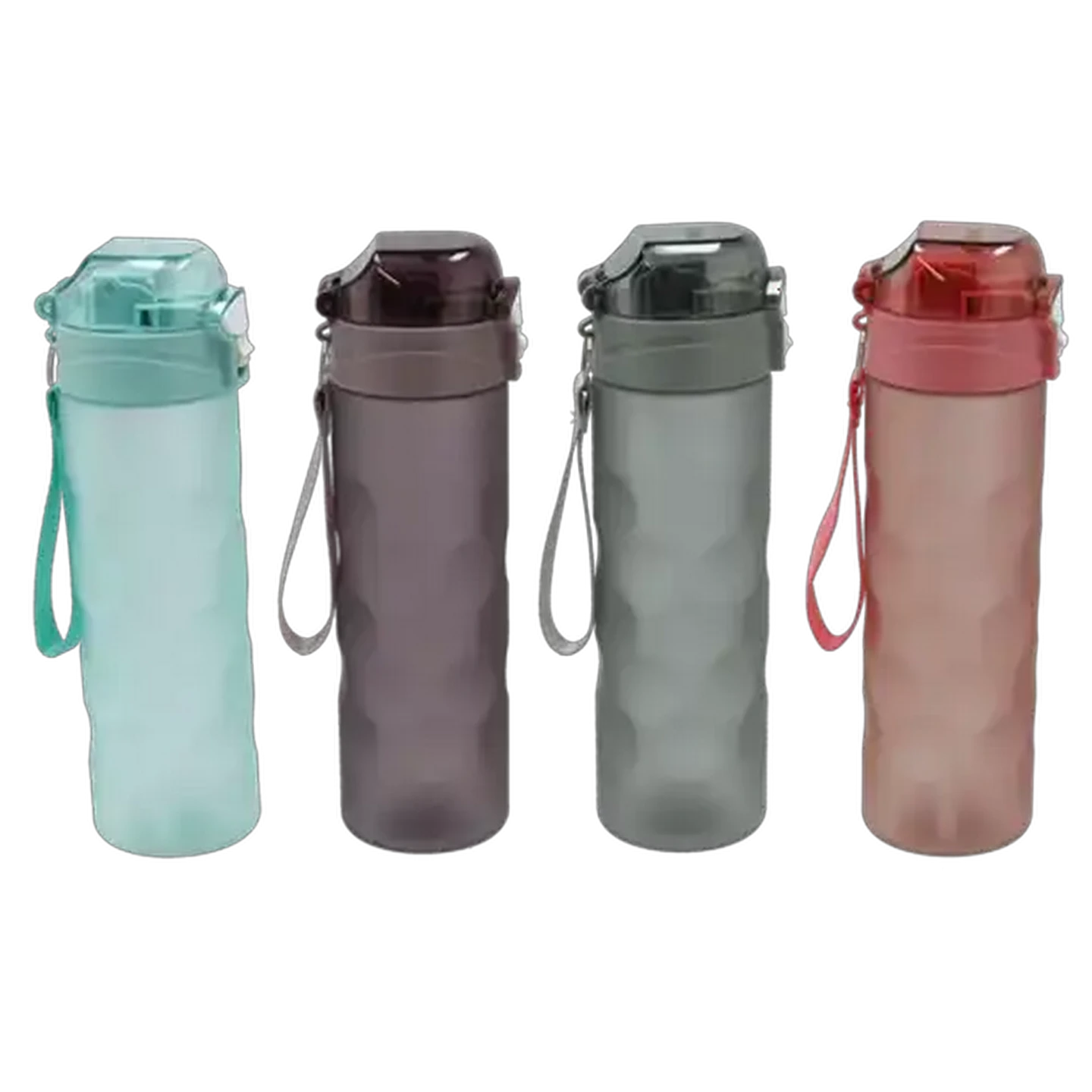 Image of Waves PETG Bottle with Straw 700ml (Colour May Vary)