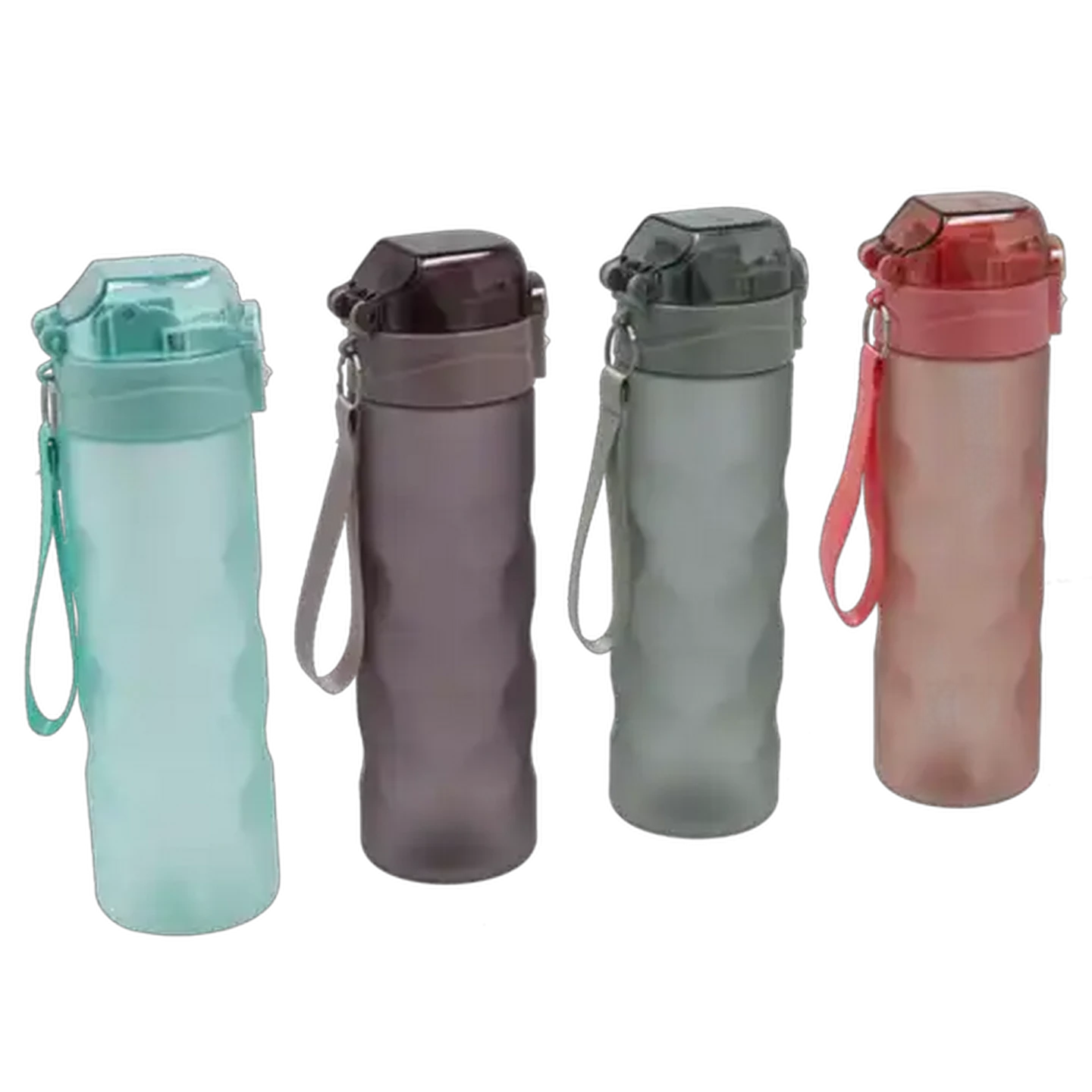 Image of Waves PETG Bottle with Straw 700ml (Colour May Vary)