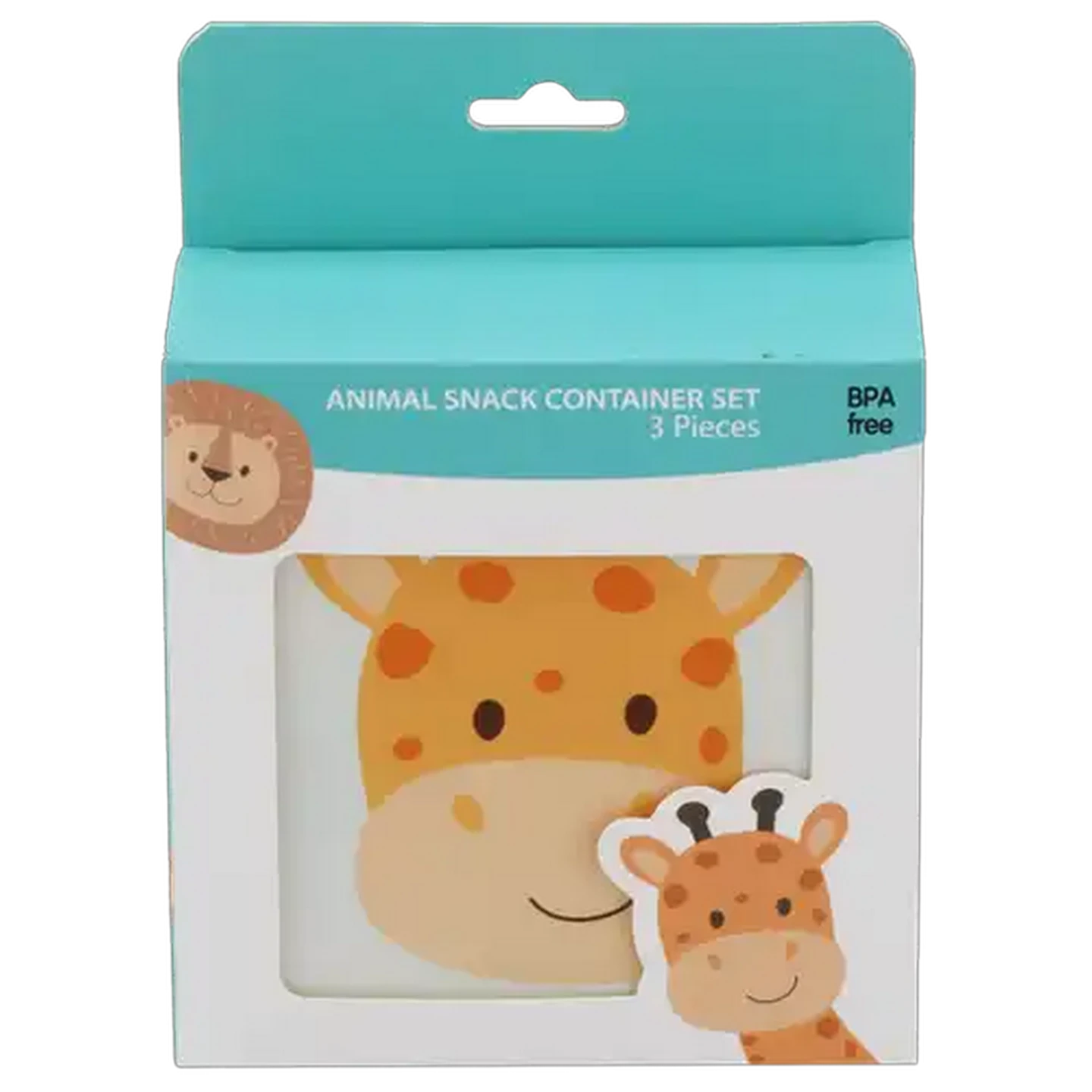 Image of Animal Snack Container Set 3 Piece