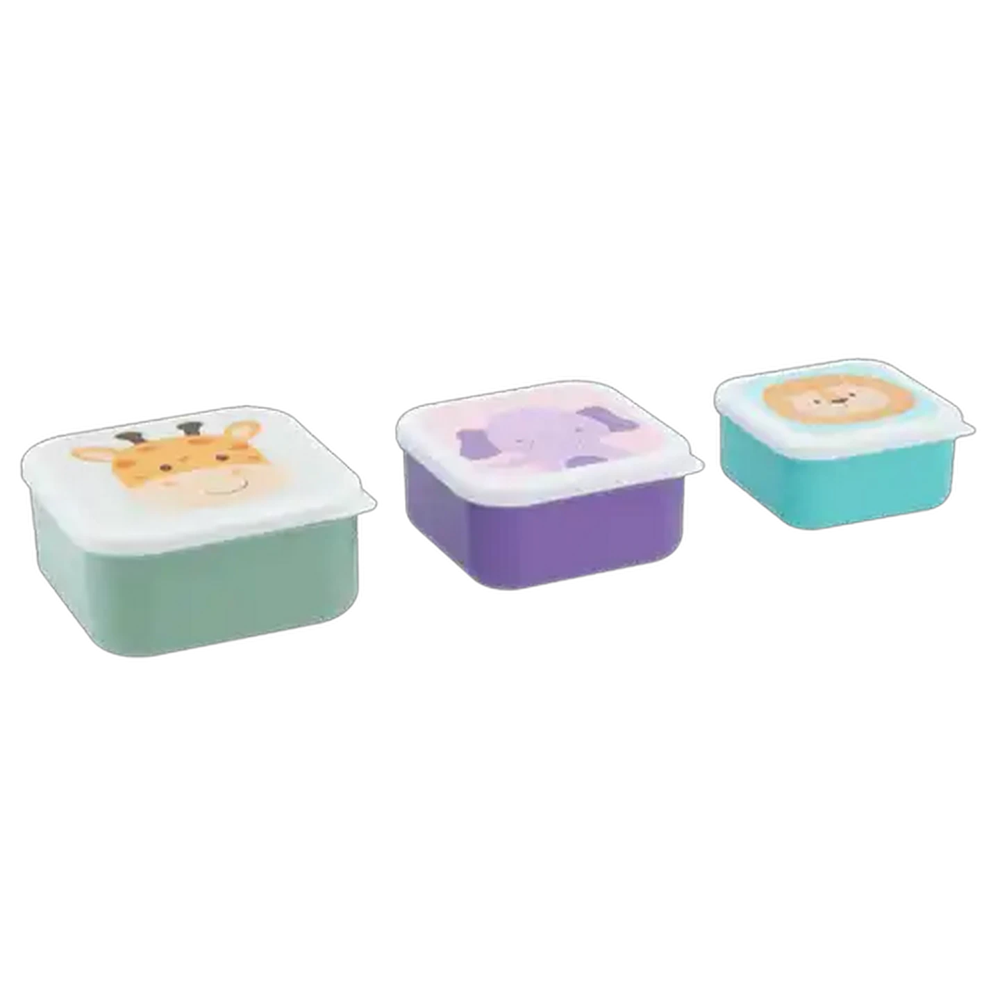 Image of Animal Snack Container Set 3 Piece