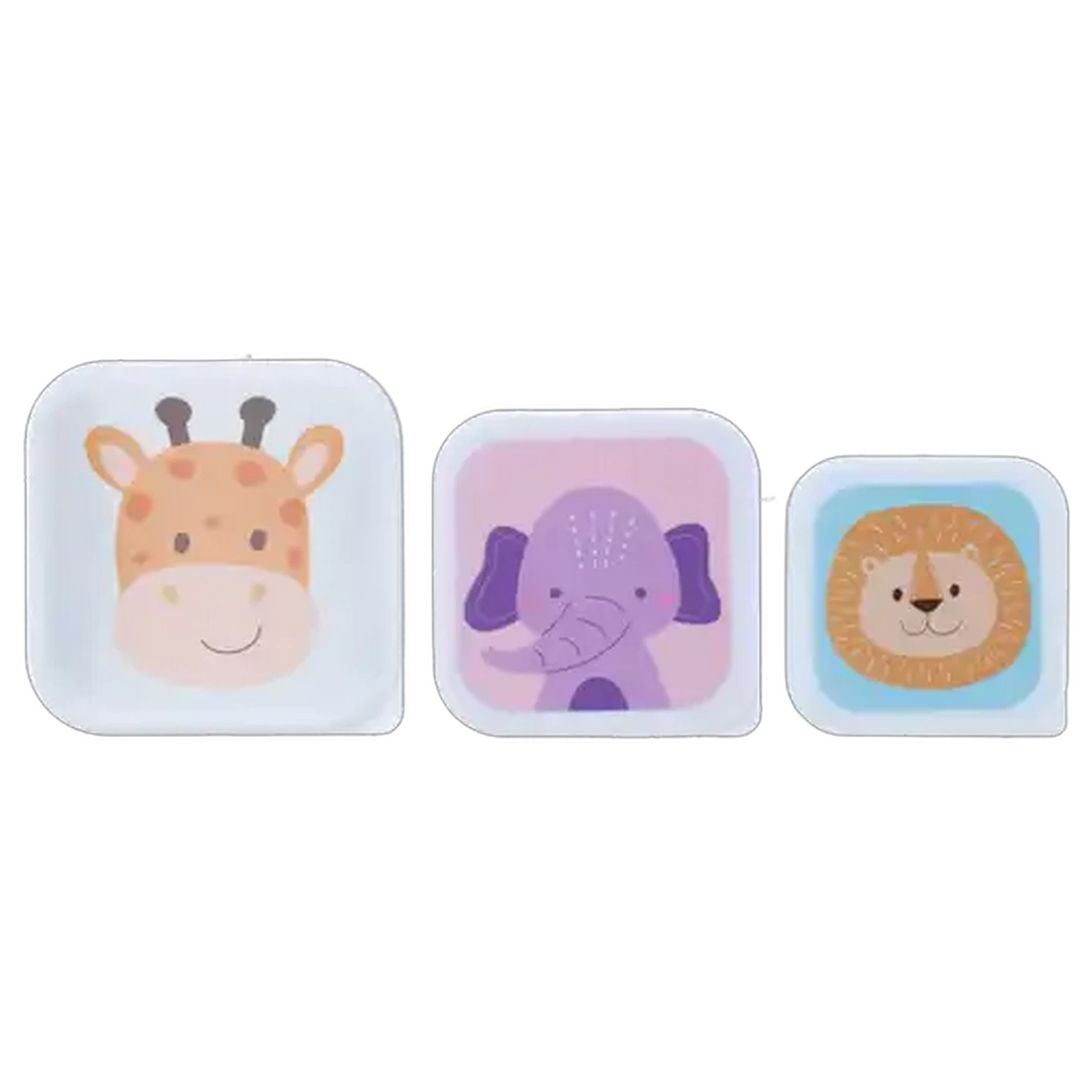 Image of Animal Snack Container Set 3 Piece