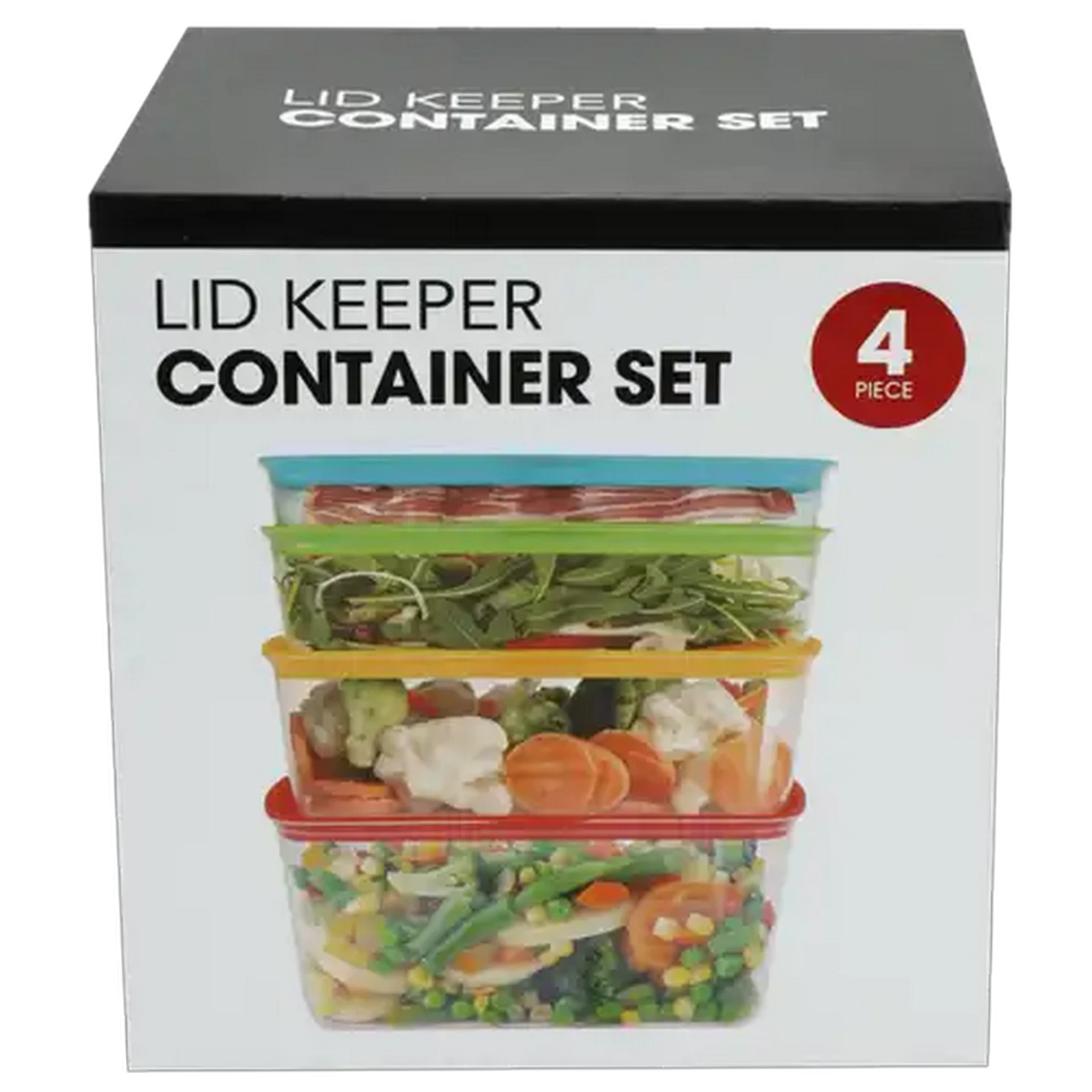 Image of Lid Keeper Container Set 4 Piece