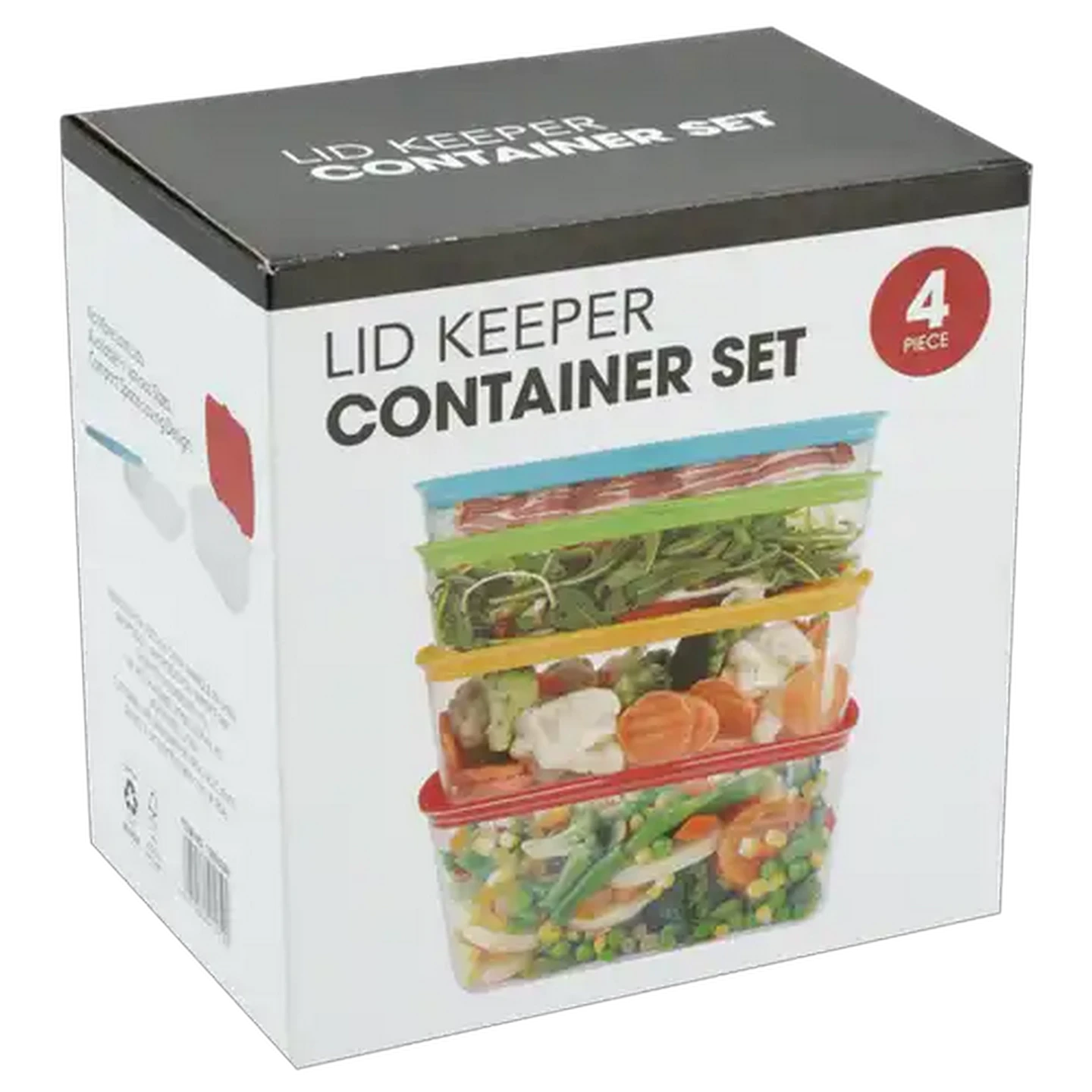 Image of Lid Keeper Container Set 4 Piece