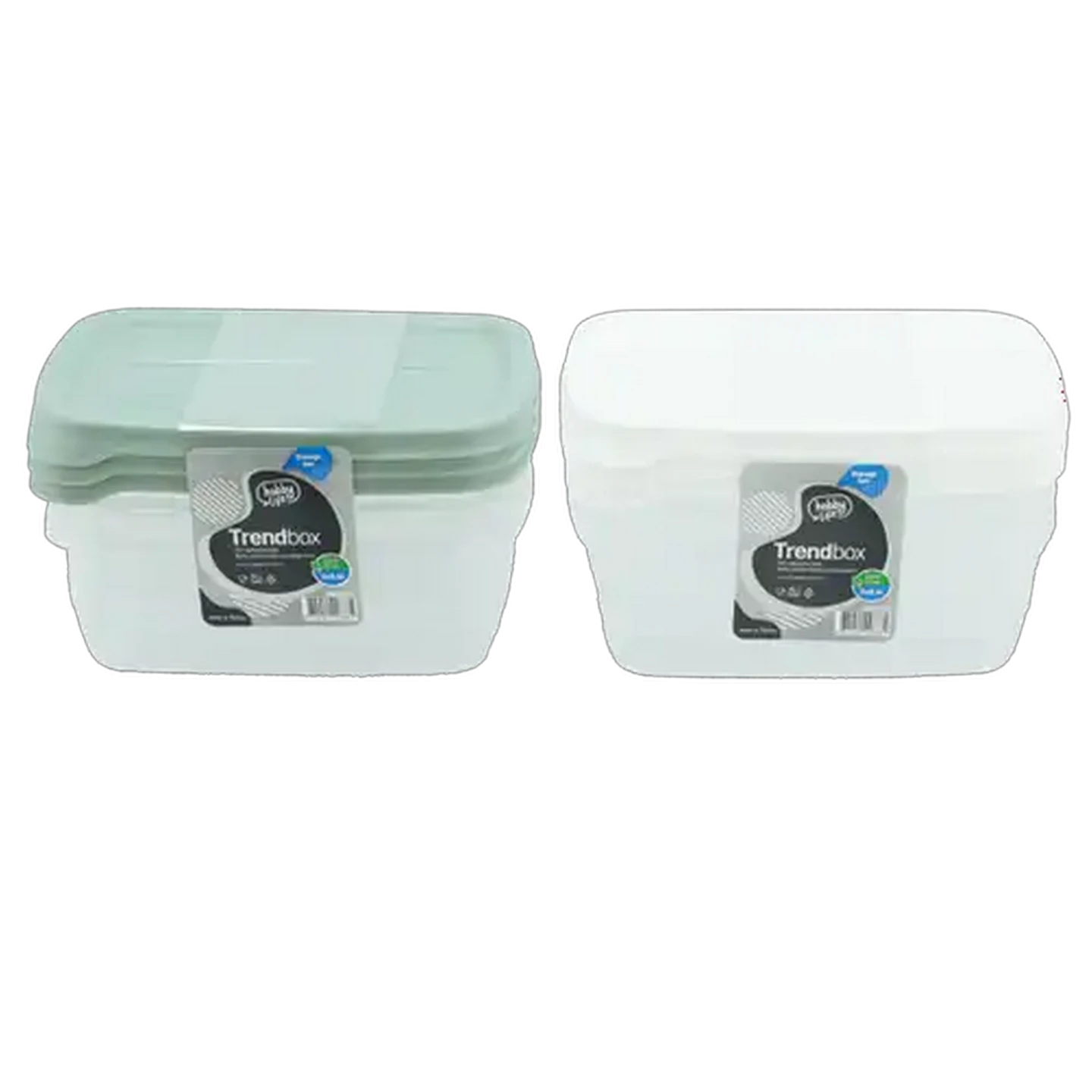 Image of Hobby Life Trendbox Container Set 3 Piece 600ml (Colour May Vary)