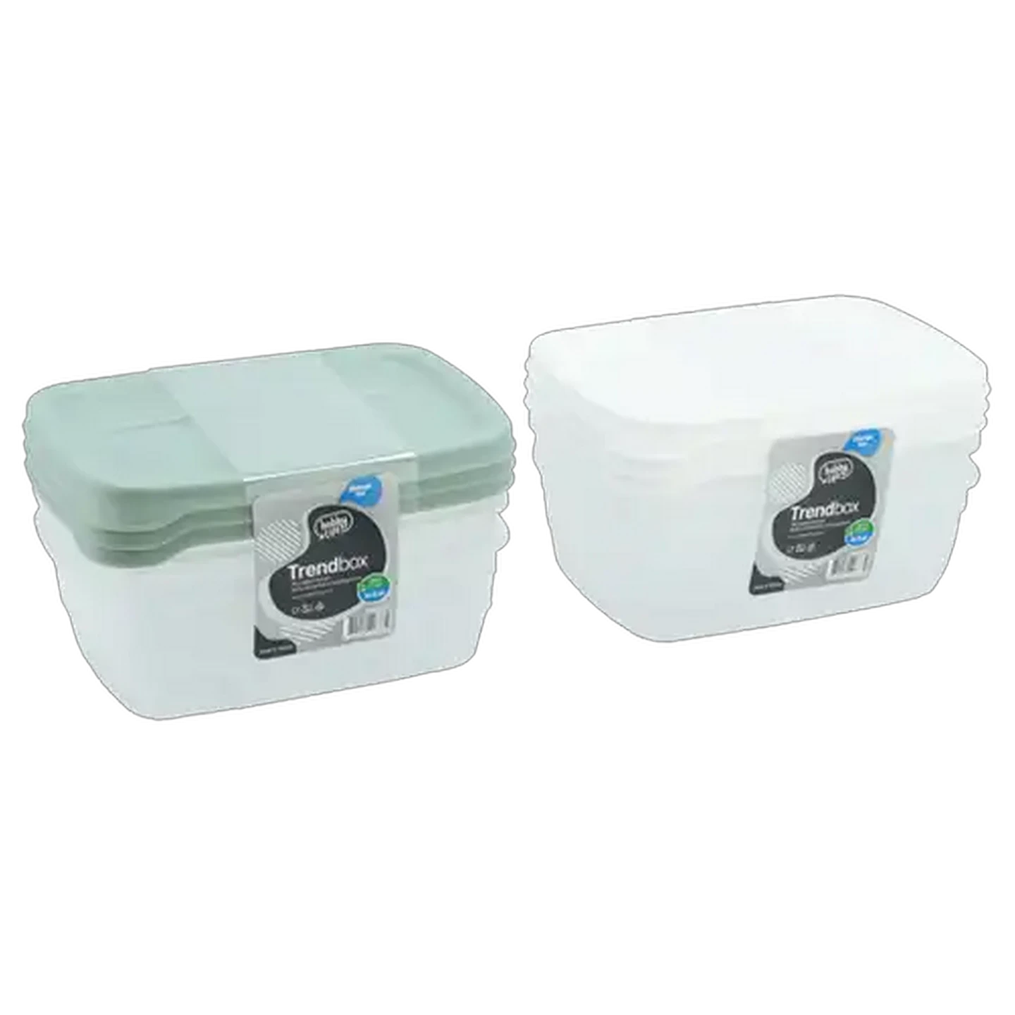 Image of Hobby Life Trendbox Container Set 3 Piece 600ml (Colour May Vary)