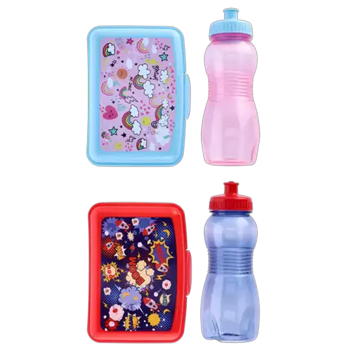 Image of Rainbow & Boom Lunch Box Set (Print May Vary)