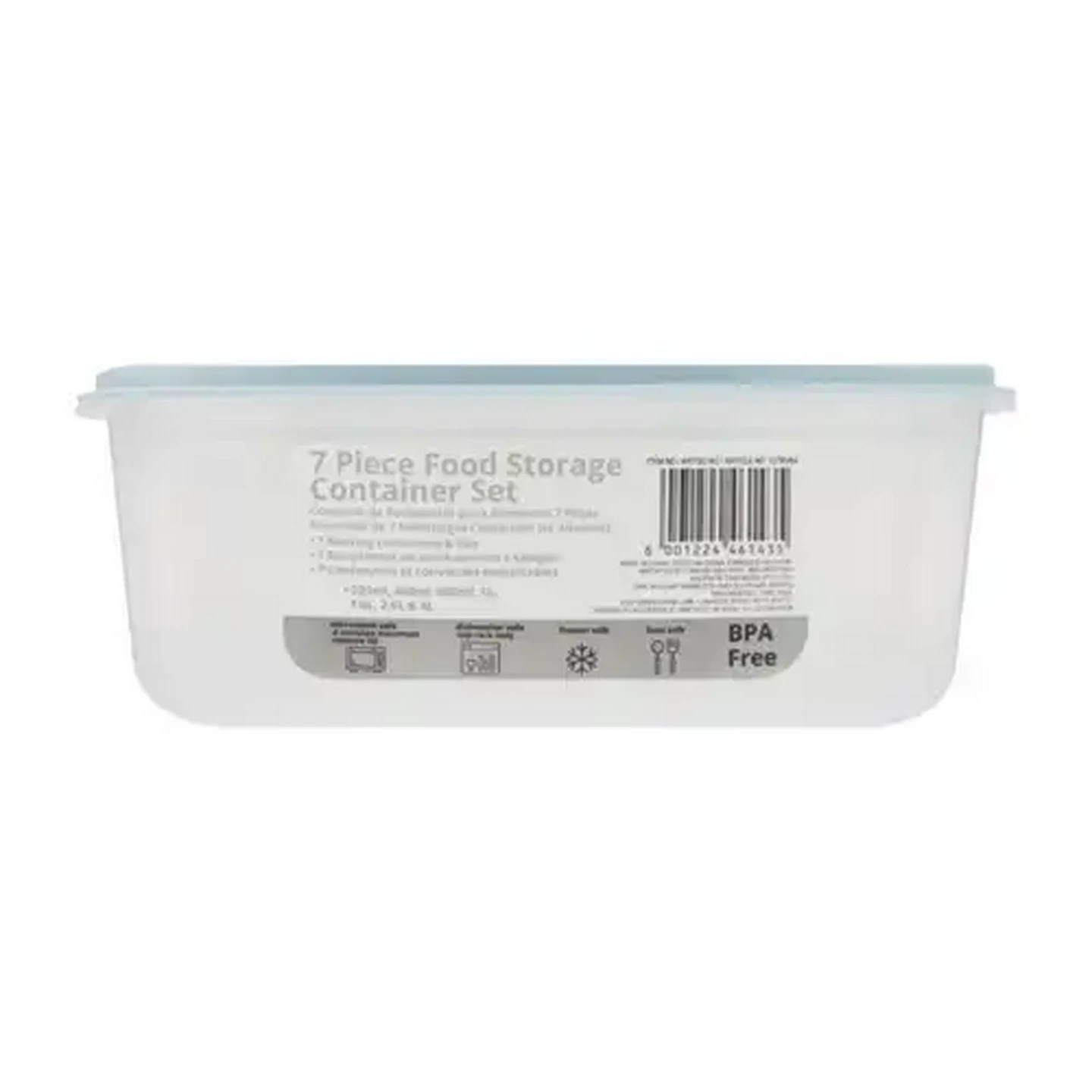 Image of Food Storage Container Set 7 Piece (Colour May Vary)