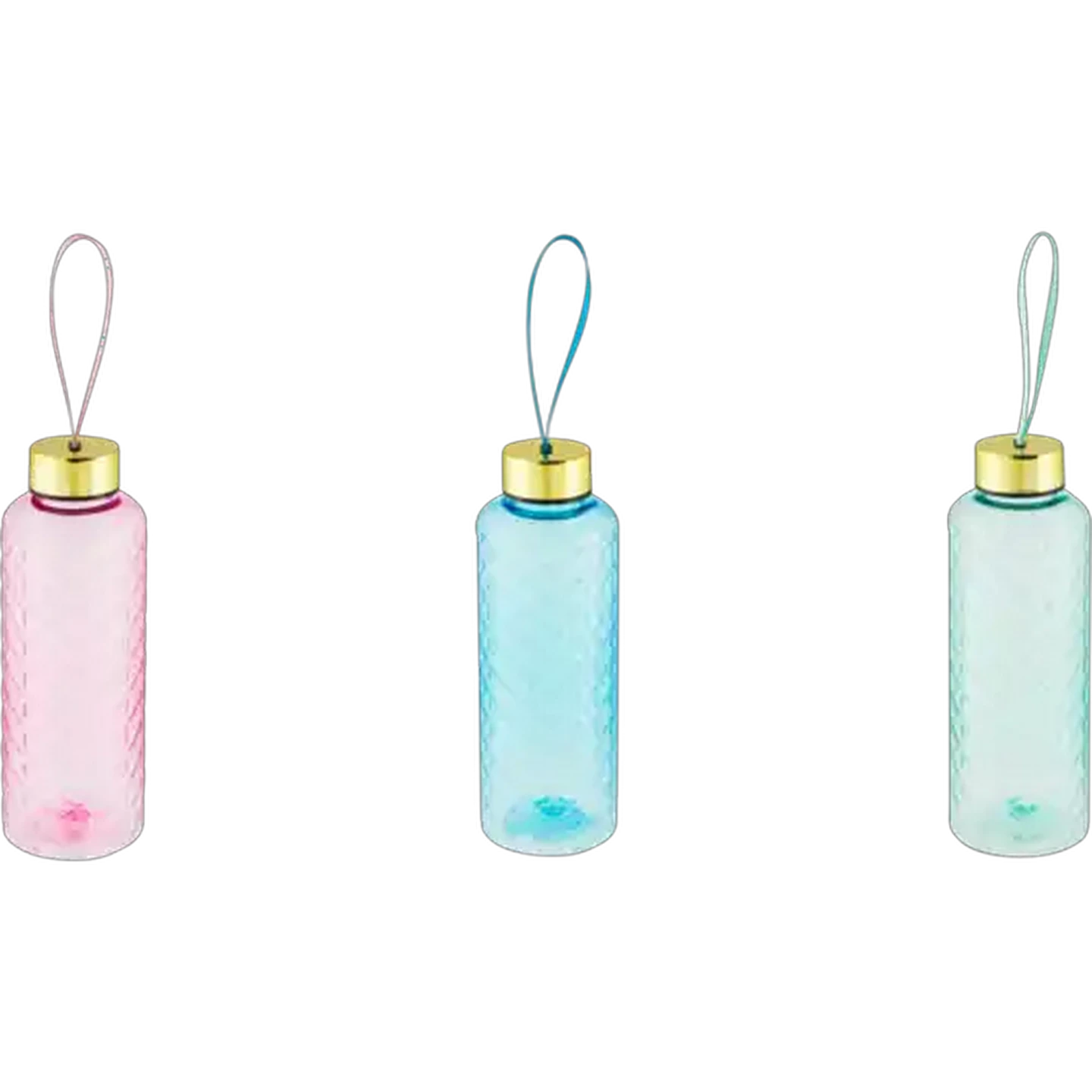 Image of Plastic Crystal Water Bottle 500ml (Colour May Vary)