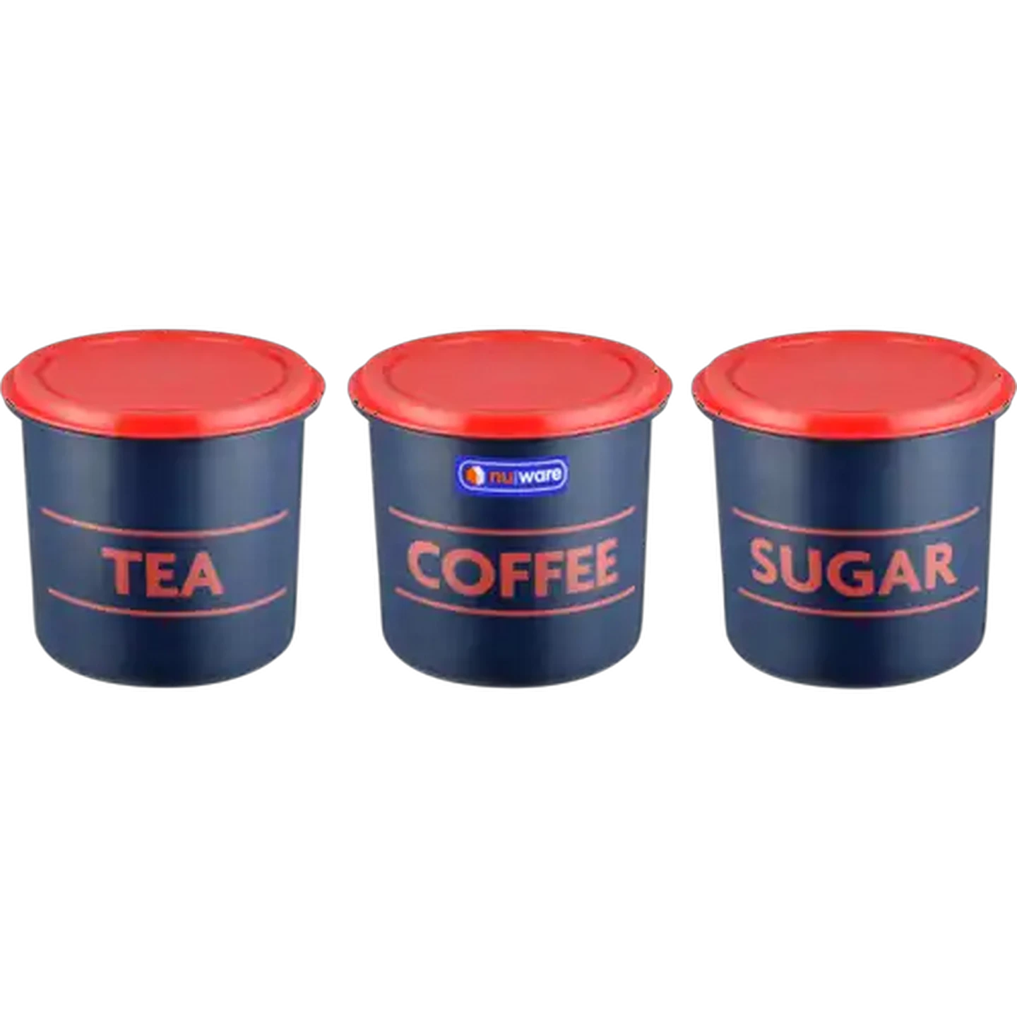 Image of Sugar, Tea & Coffee Canisters