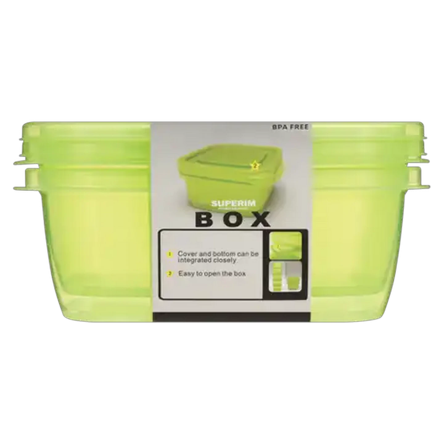 Image of Superim Cube Container Set 2 x 1L
