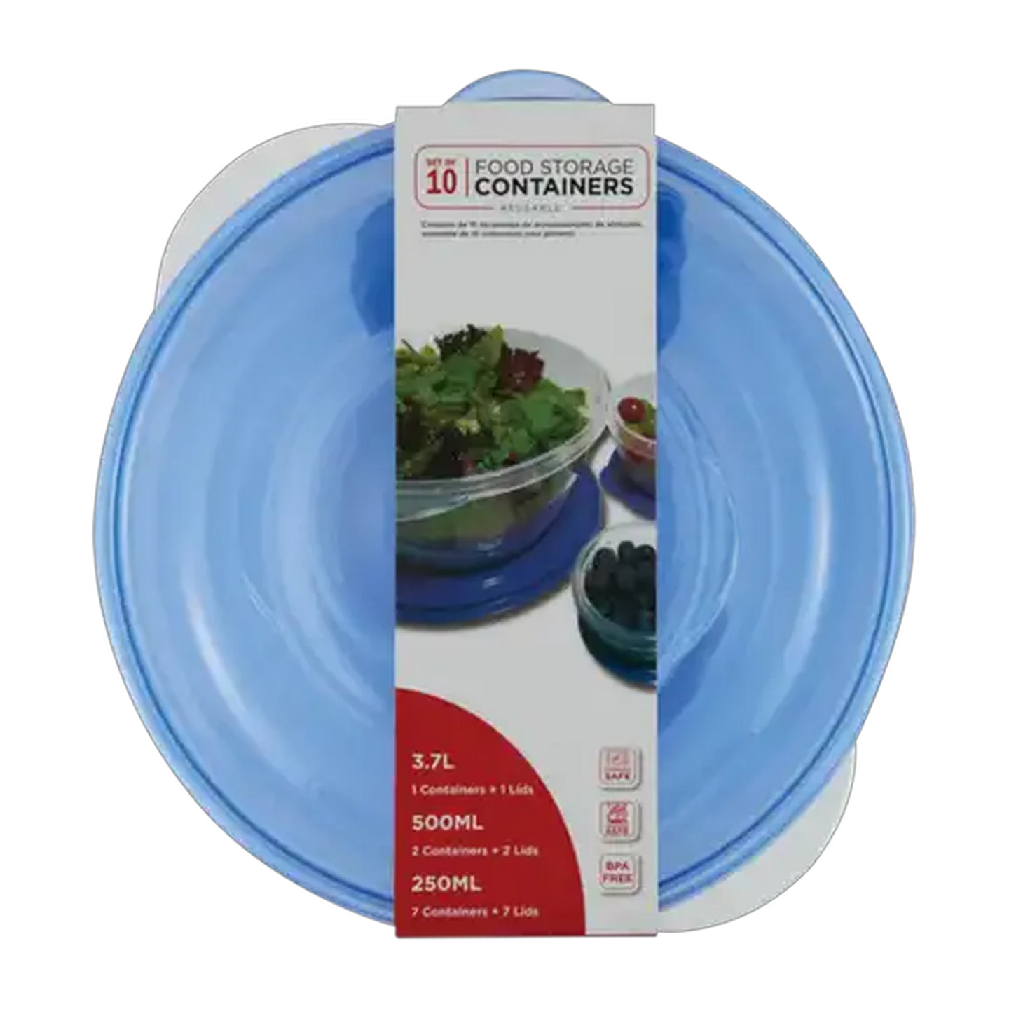 Image of Fresh Work Round Container Set 20 Piece