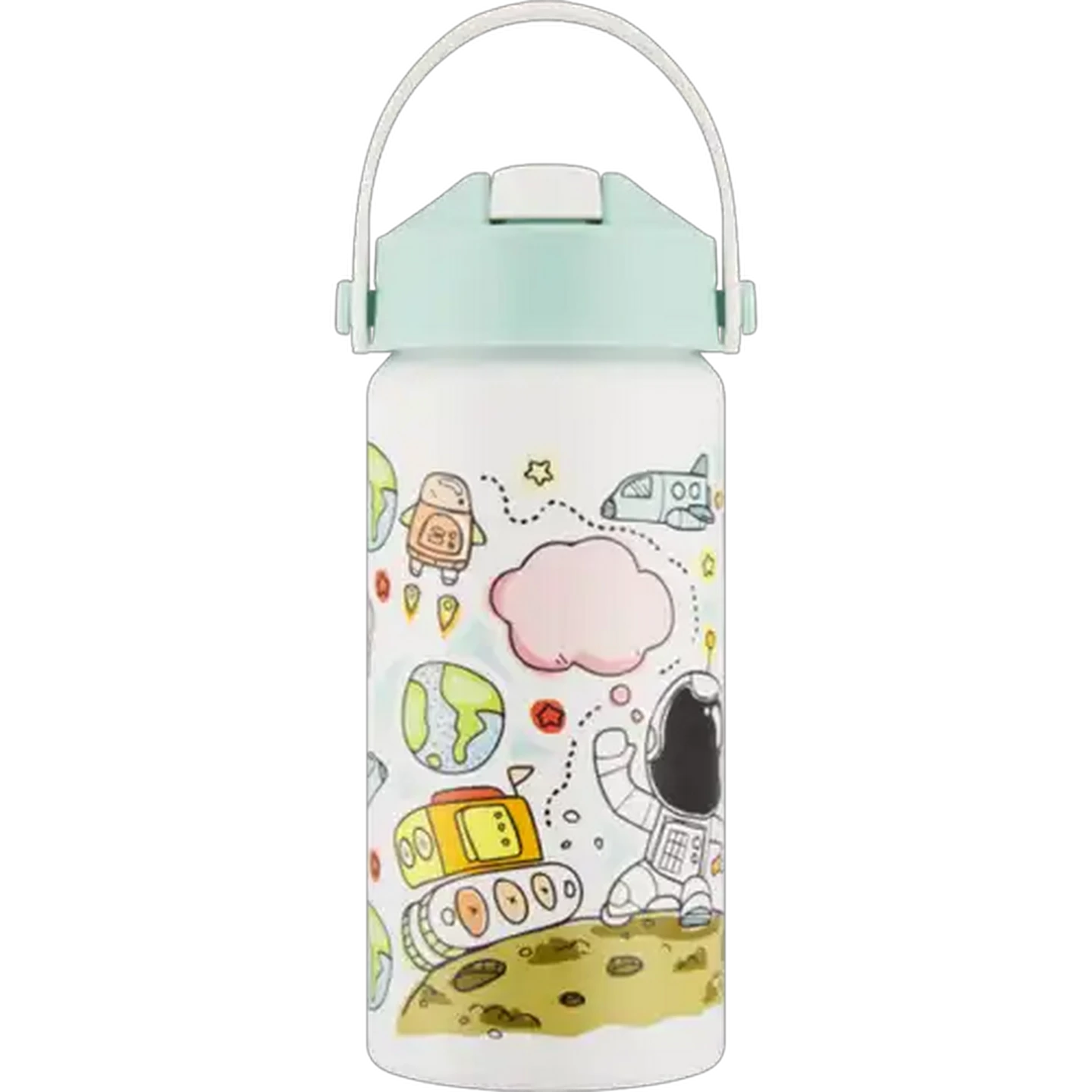 Image of Kids Bottle with Straw 500ml (Design May Vary)