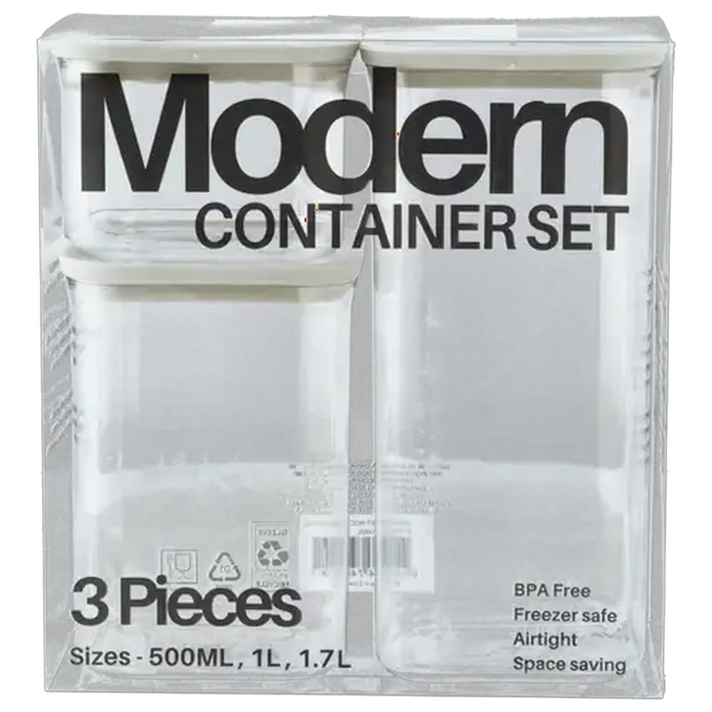 Image of Modern 3-in-1 Tall Container Set
