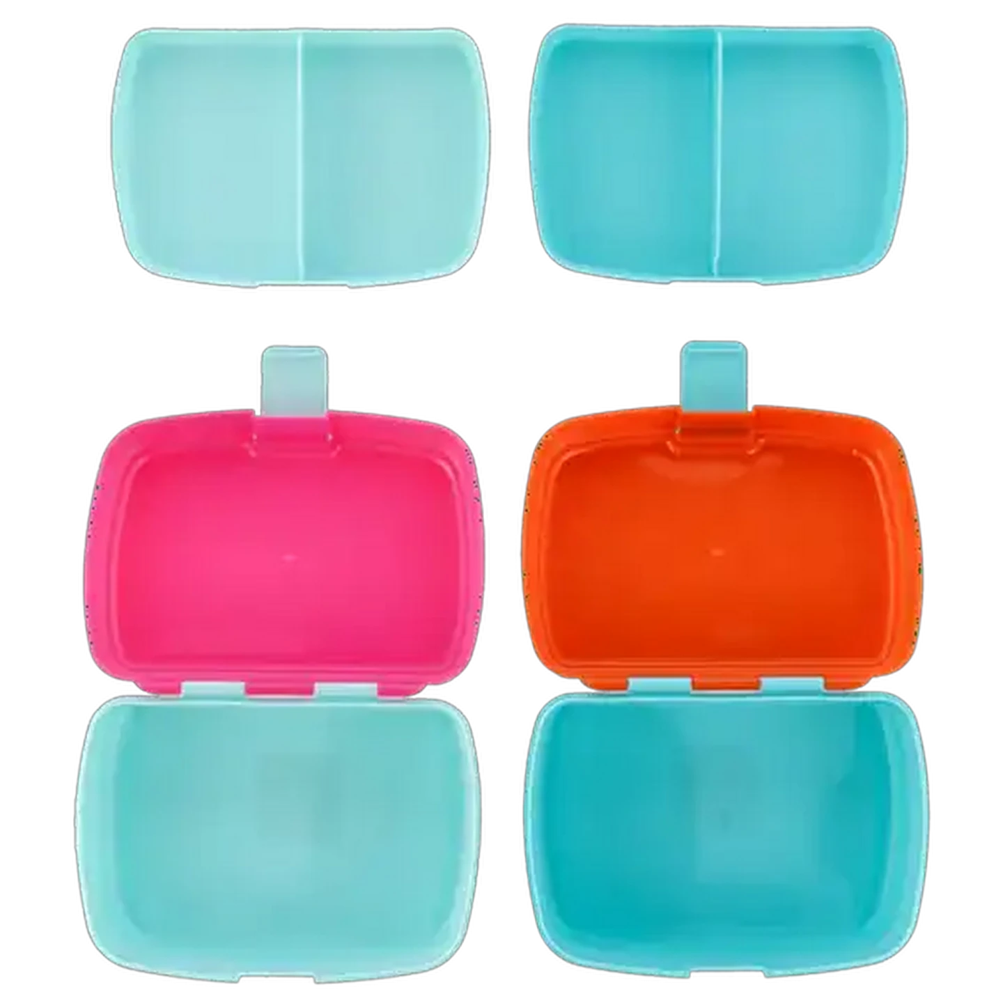 Image of Unicorn & Build Plastic Clip Lunchbox 750ml (Design May Vary)