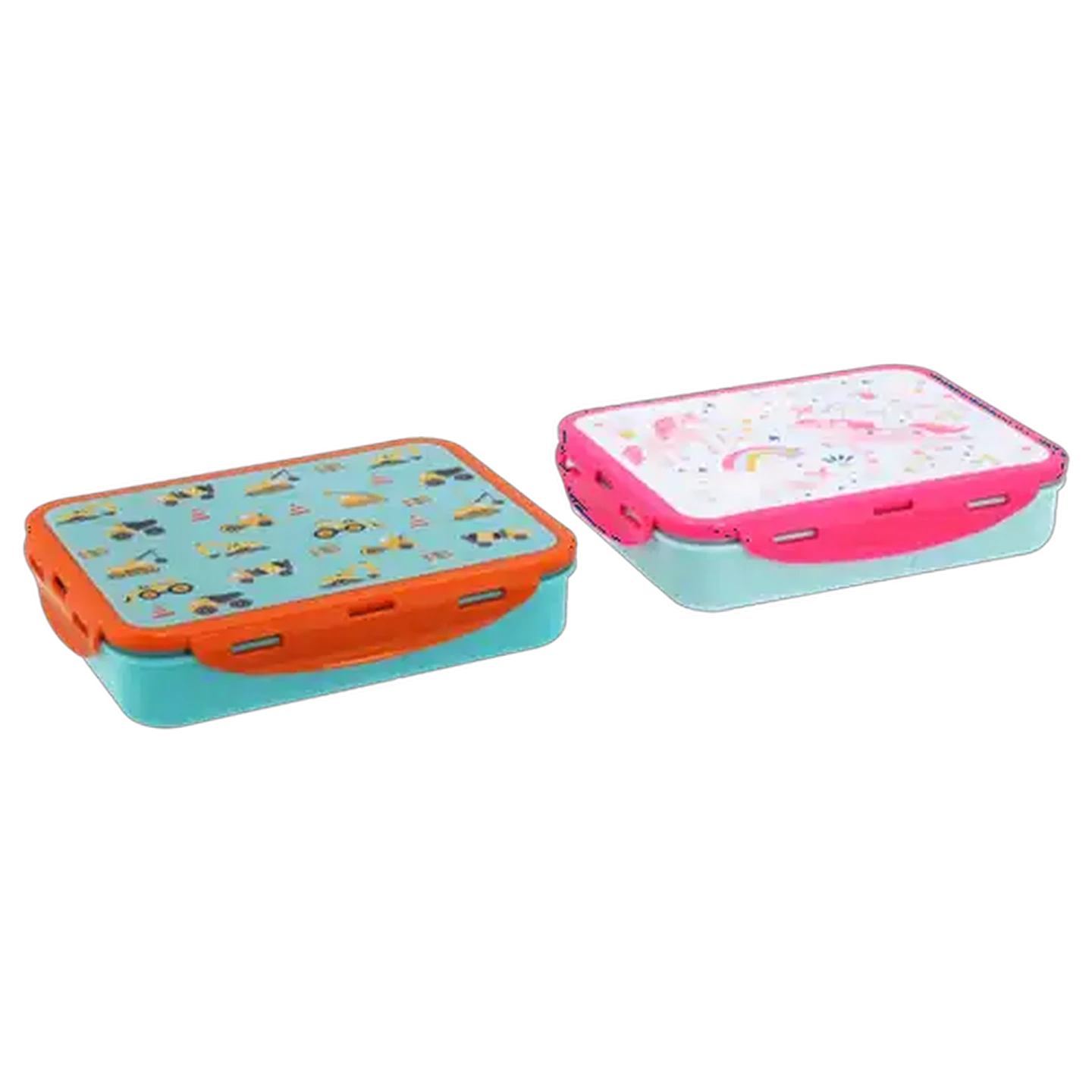 Image of Unicorn or Build 3 Compartment Lunch Box 1L (Design May Vary)