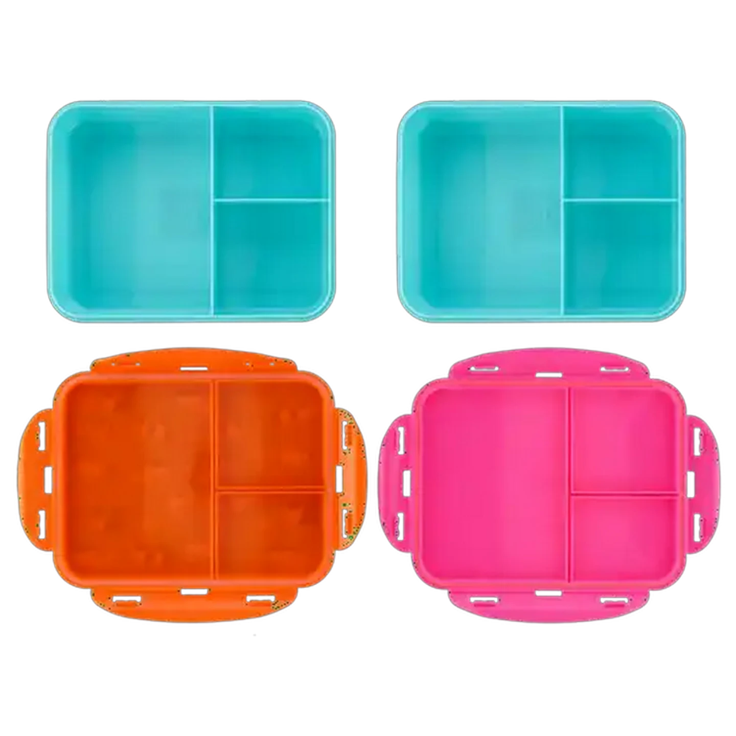 Image of Unicorn or Build 3 Compartment Lunch Box 1L (Design May Vary)