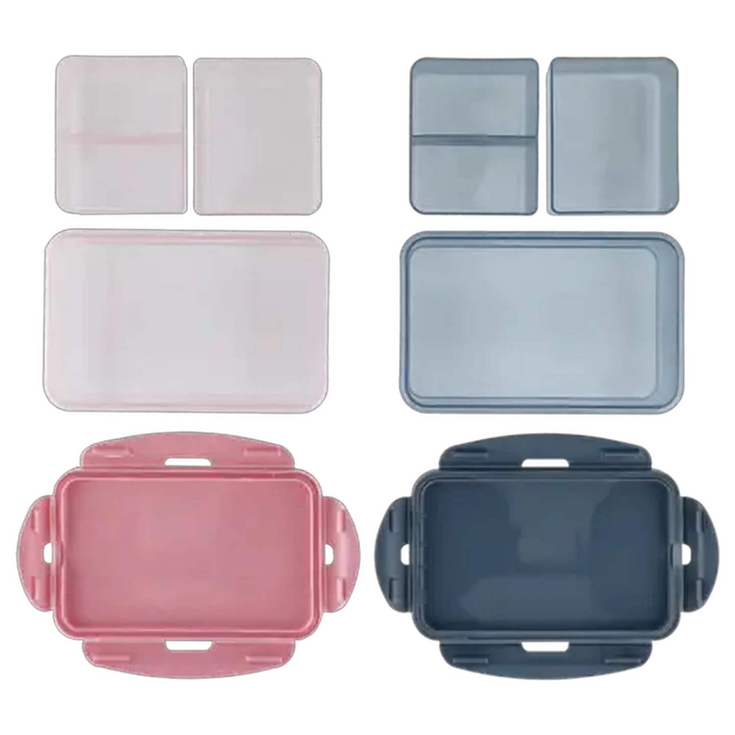 Image of Rainbow Space Compartment Lunch Box 1L (Design May Vary)
