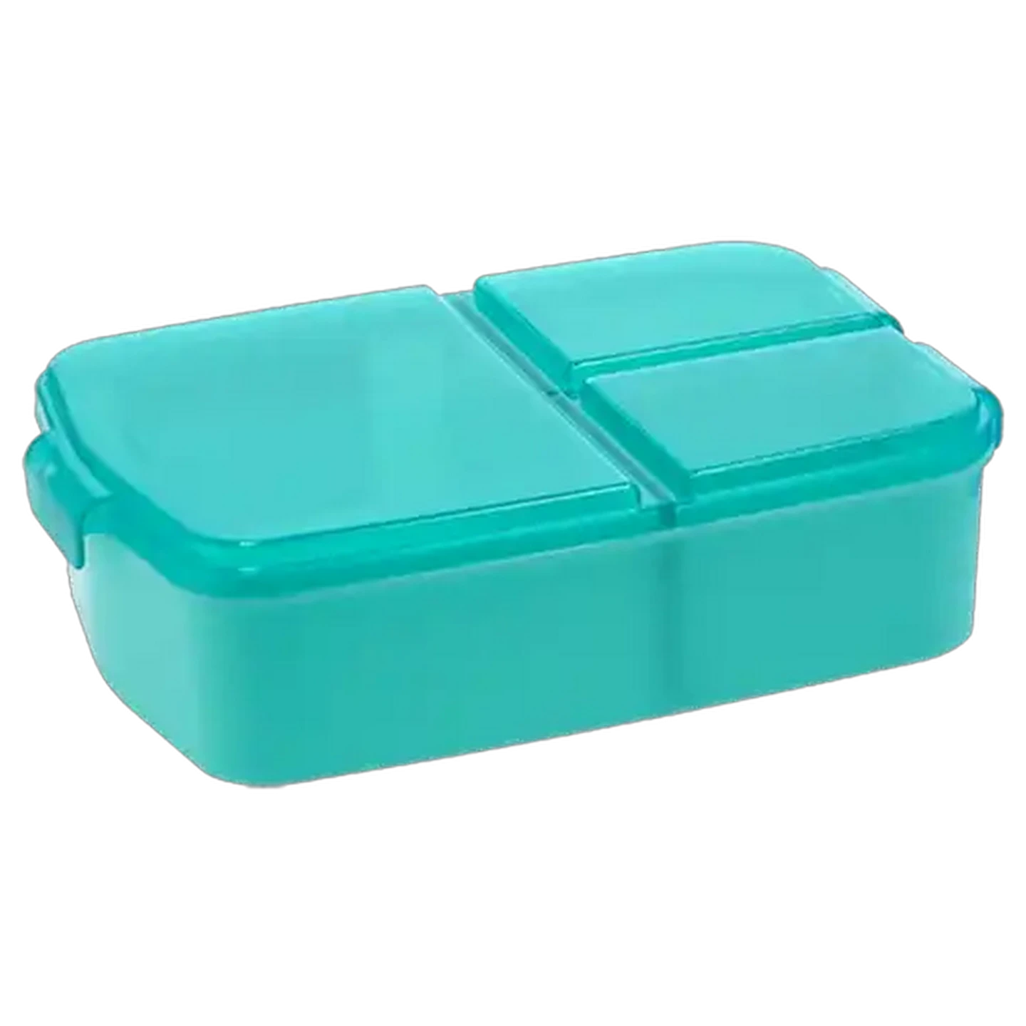 Image of Two Tone 3 Compartment Lunch Box 1L (Colour May Vary)