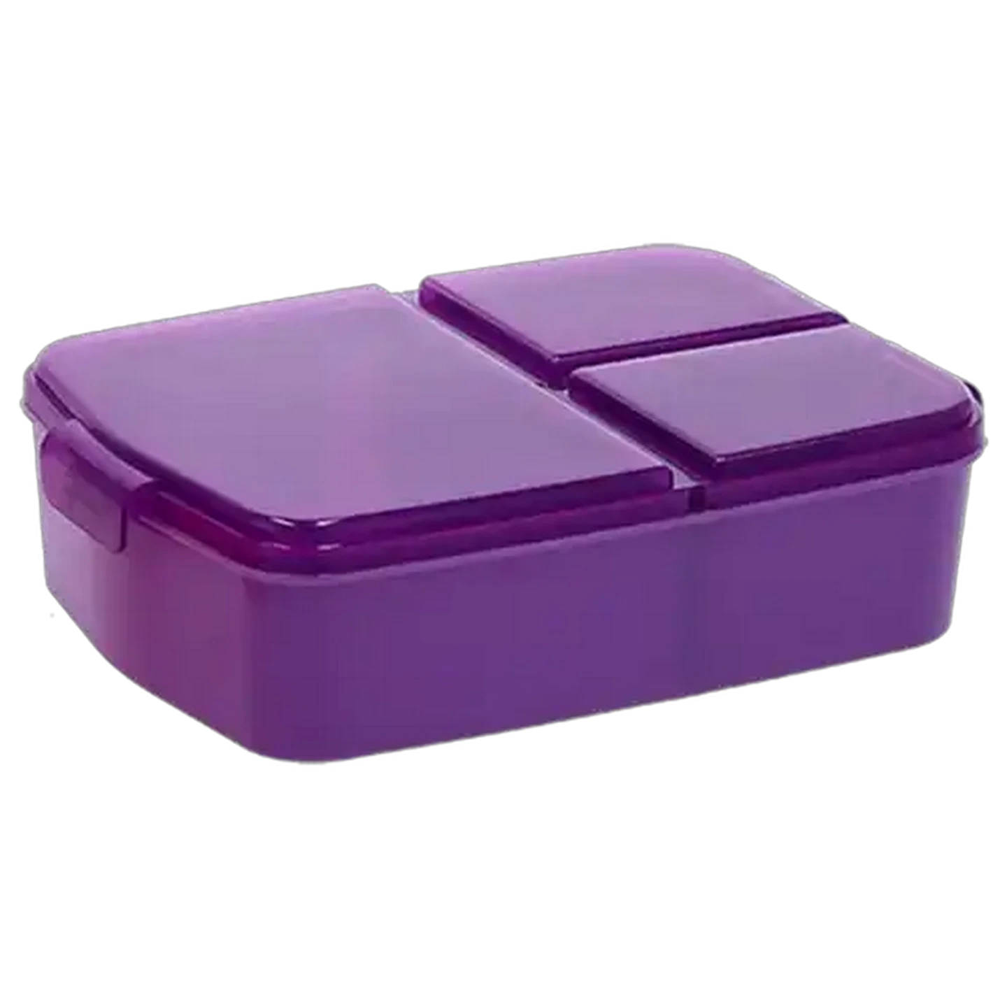 Image of Two Tone 3 Compartment Lunch Box 1L (Colour May Vary)