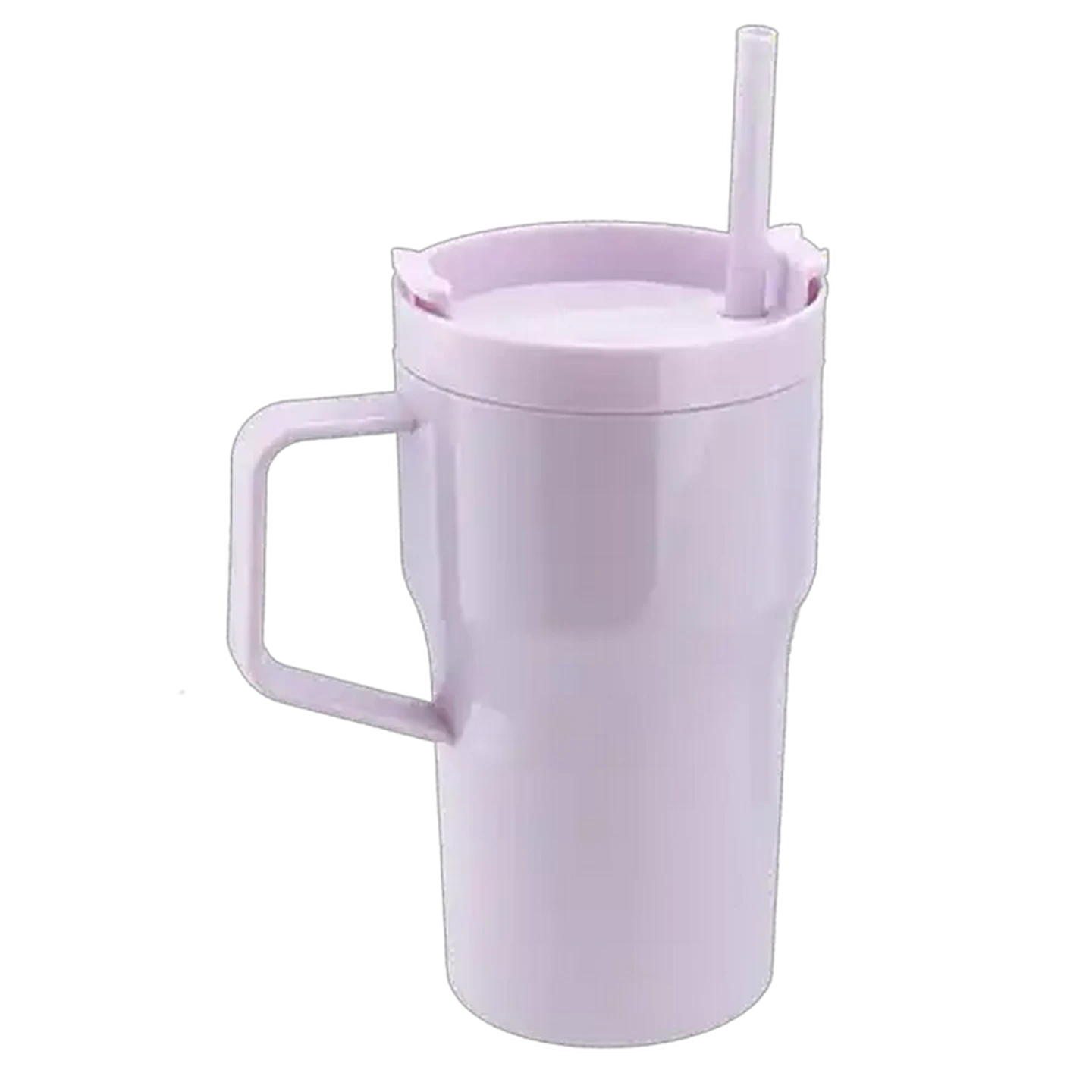 Image of Pastel Tumbler with Straw 830ml (Colour May Vary)