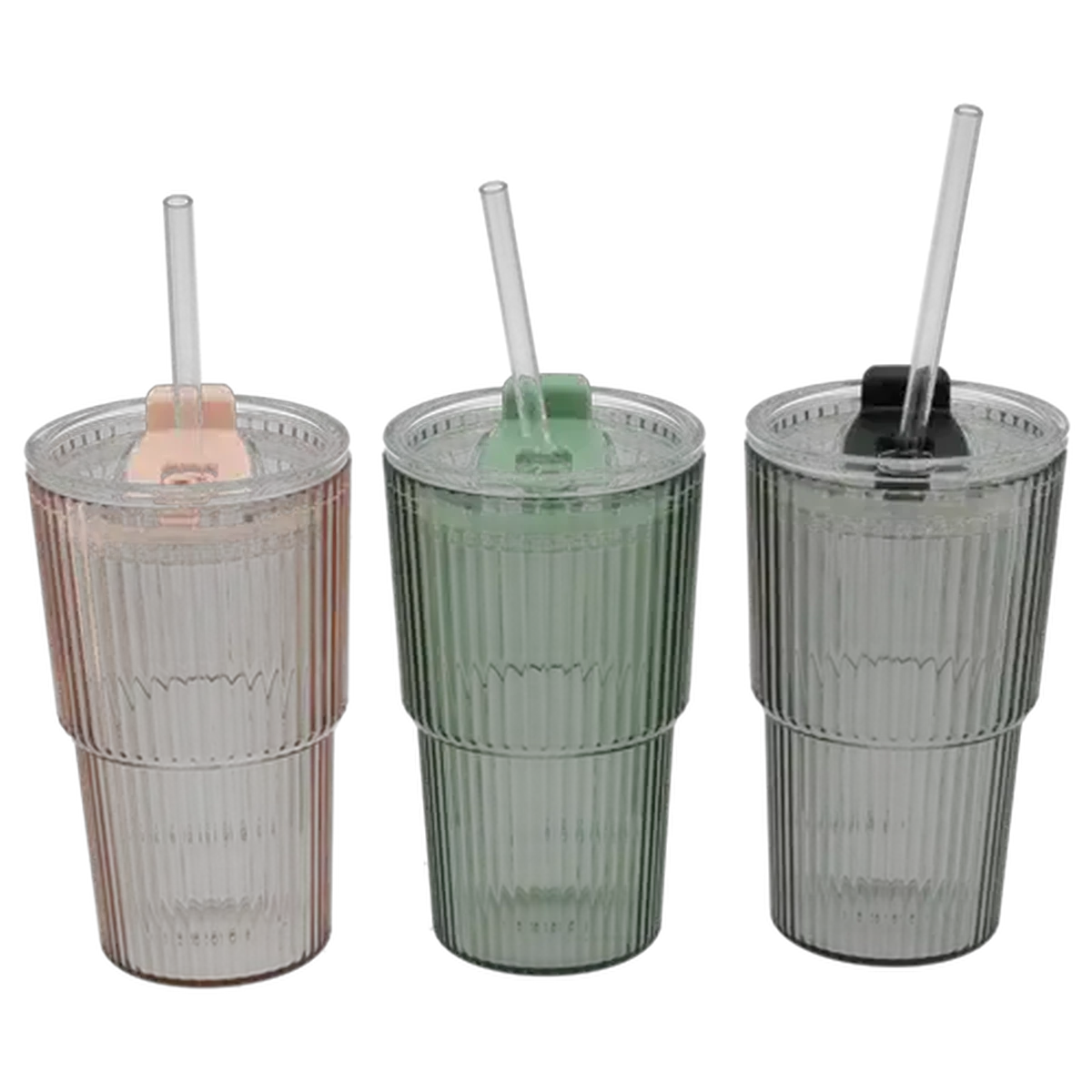 Checkers Sixty60 | Modern Tumbler Mug with Straw 550ml (Colour May