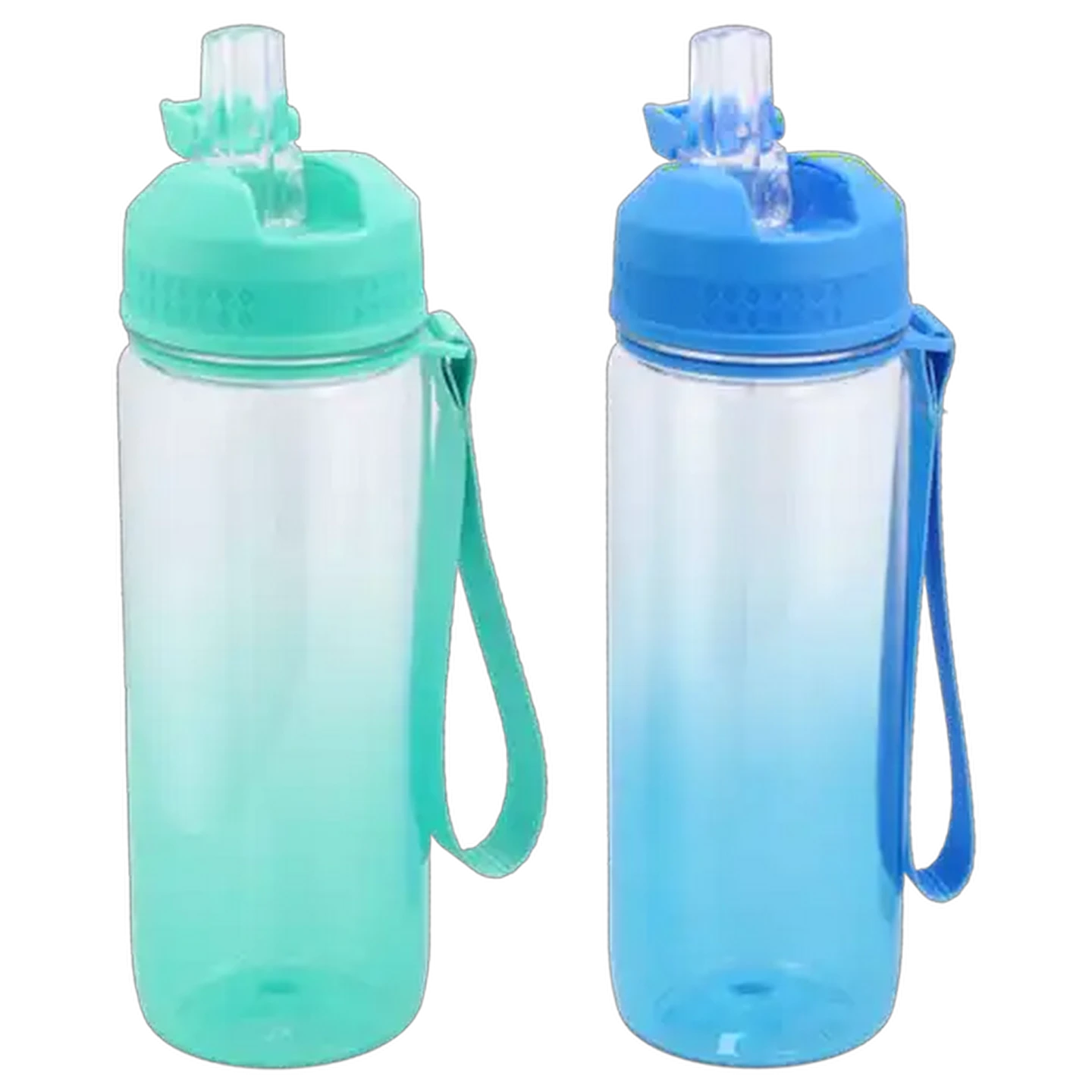 Image of Colourfade Bottle with Straw 750ml (Colour May Vary)
