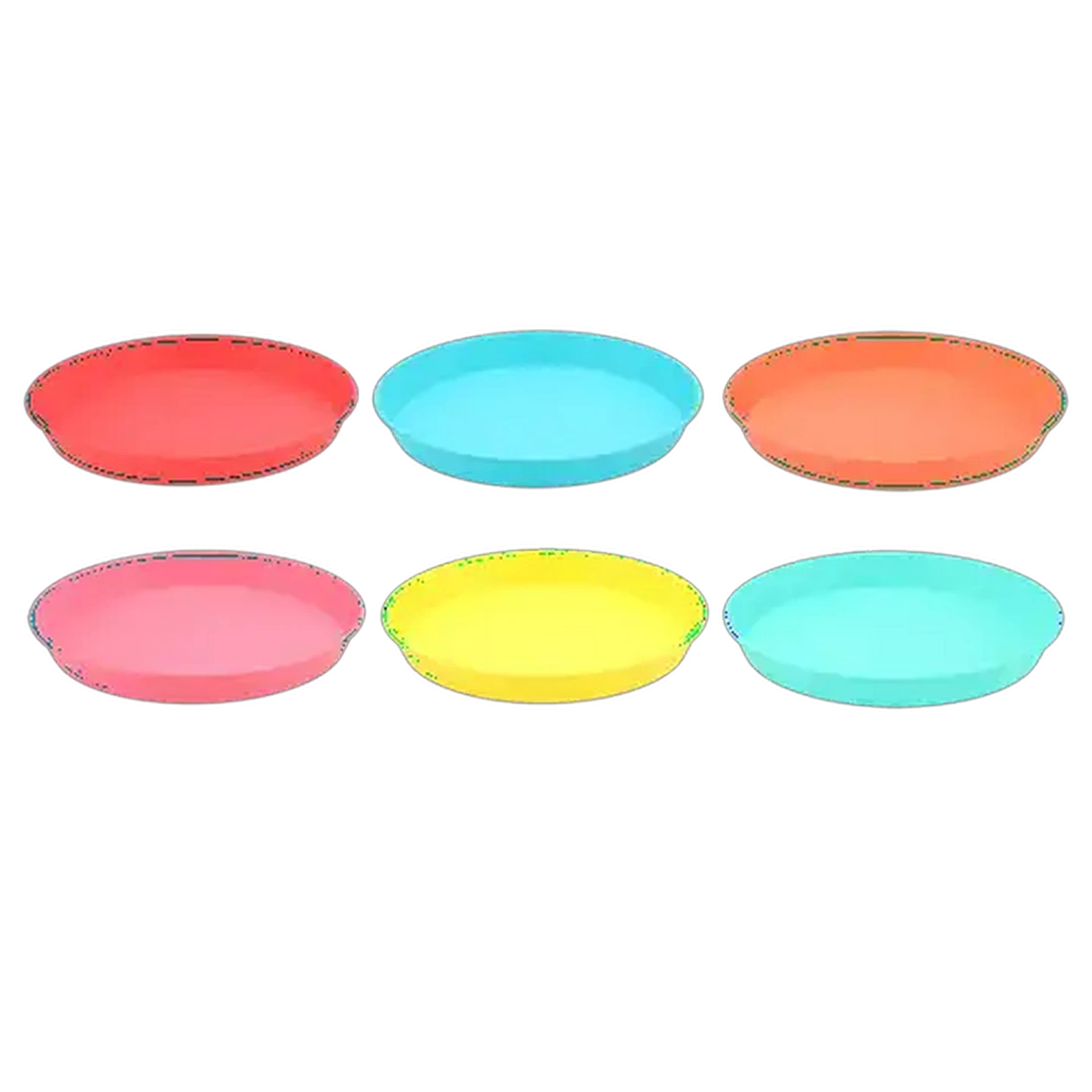 Image of Popsicle Plate Set 6 Piece (Colour May Vary)