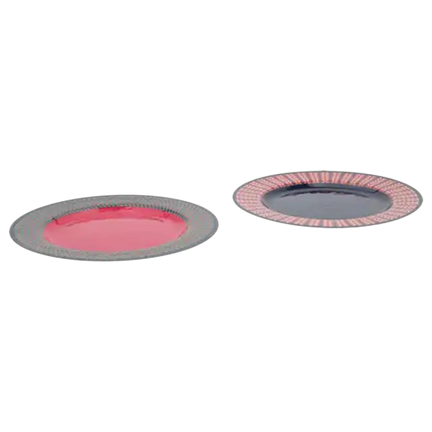 Image of Melamine Mix Pattern Plate 26cm (Design May Vary)
