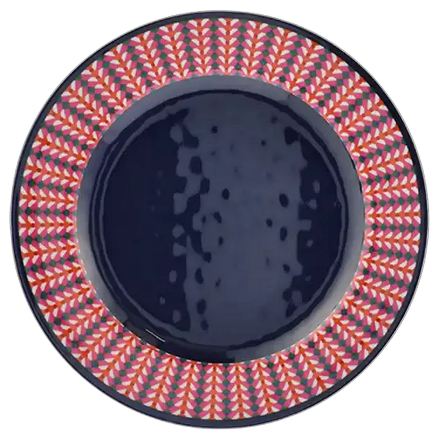 Image of Melamine Mix Pattern Plate 26cm (Design May Vary)