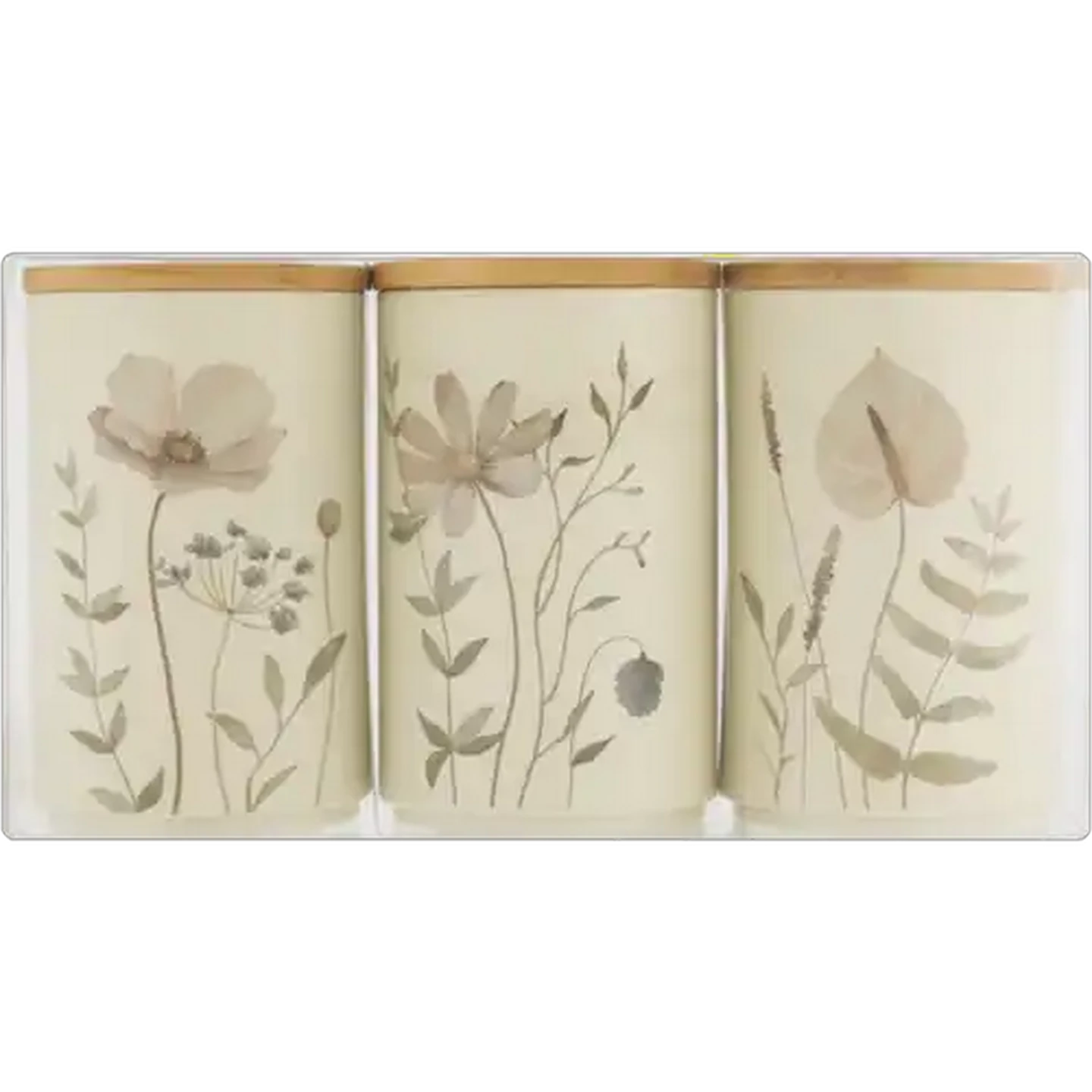 Image of Blossom Canister Set 3 Piece